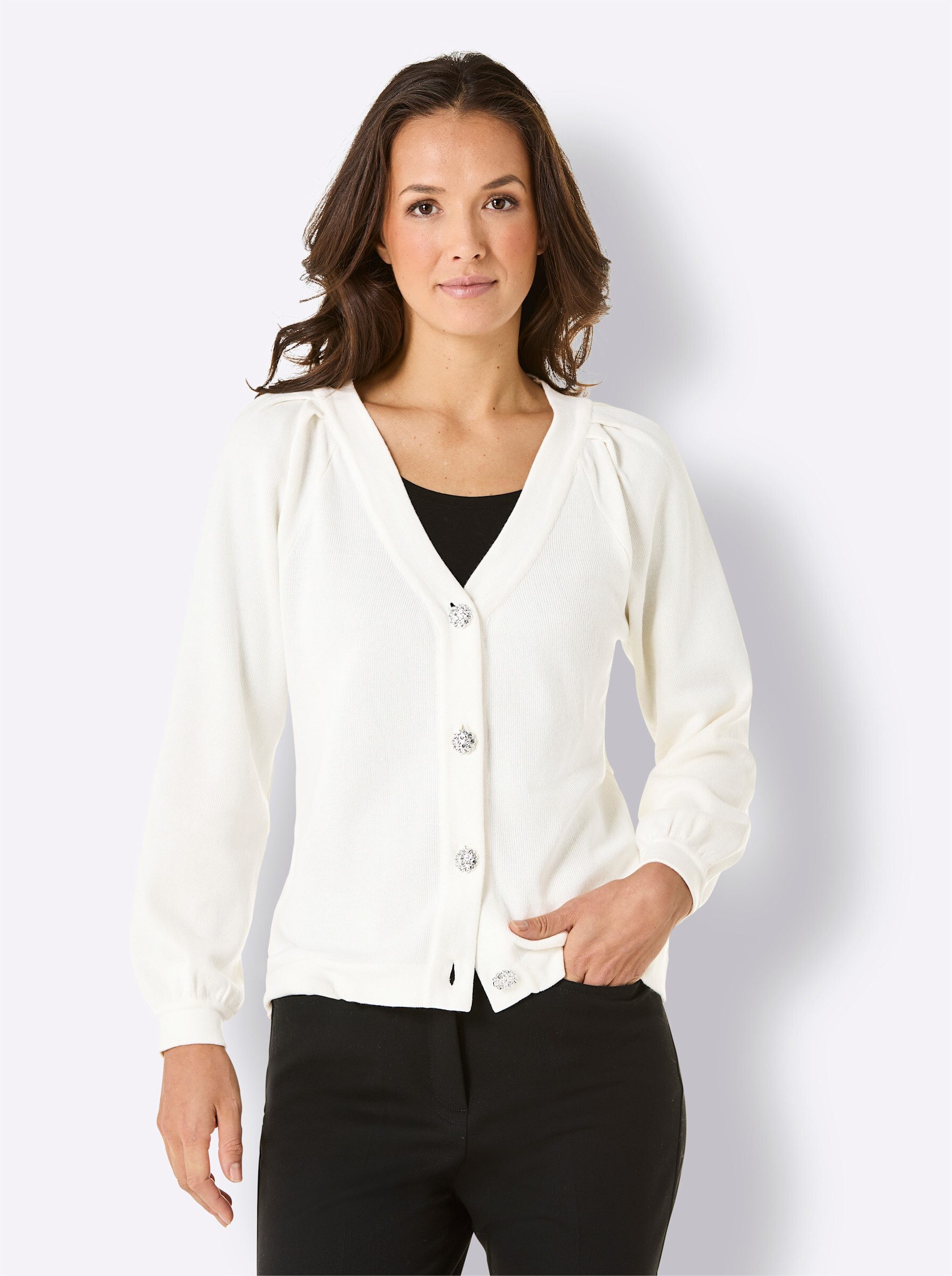 creation L Strickjacke Strickjacke