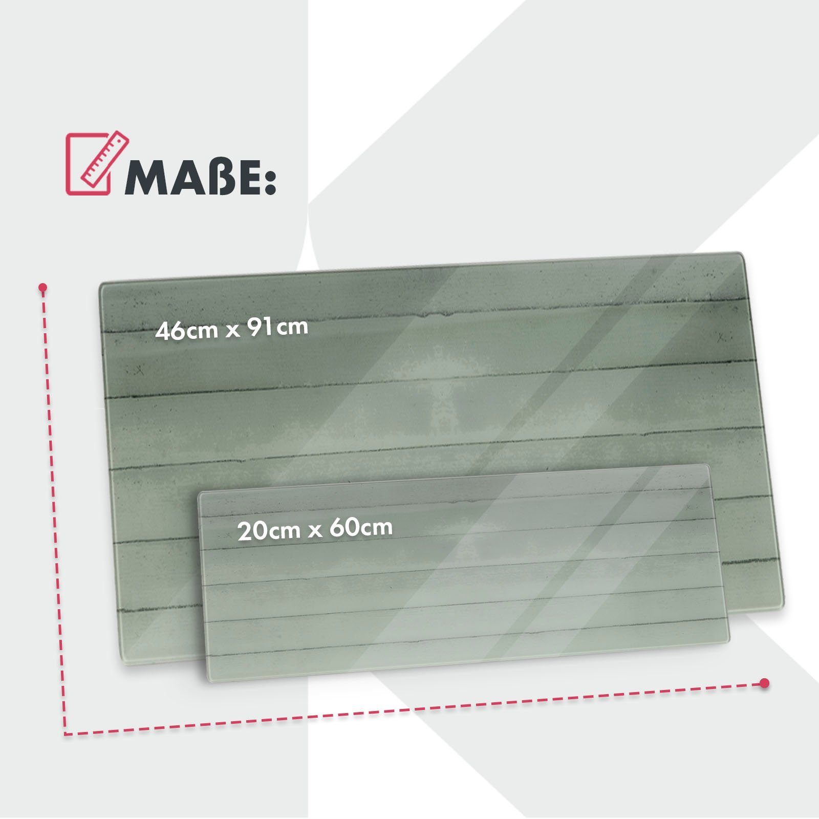Karat Memoboard Design-Glas-Memoboard Wood, Mit Magneten günstig online kaufen