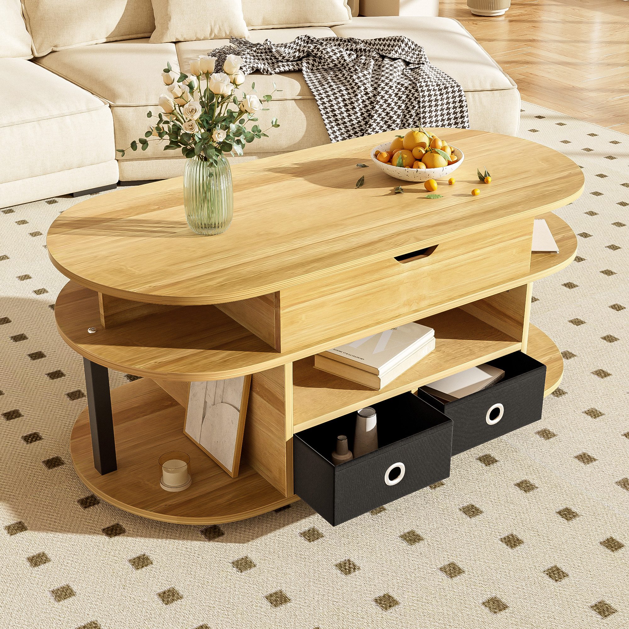 STILVORA Couchtisch Moderner Wohnzimmertisch mit Hebefunktion,Sofatisch günstig online kaufen