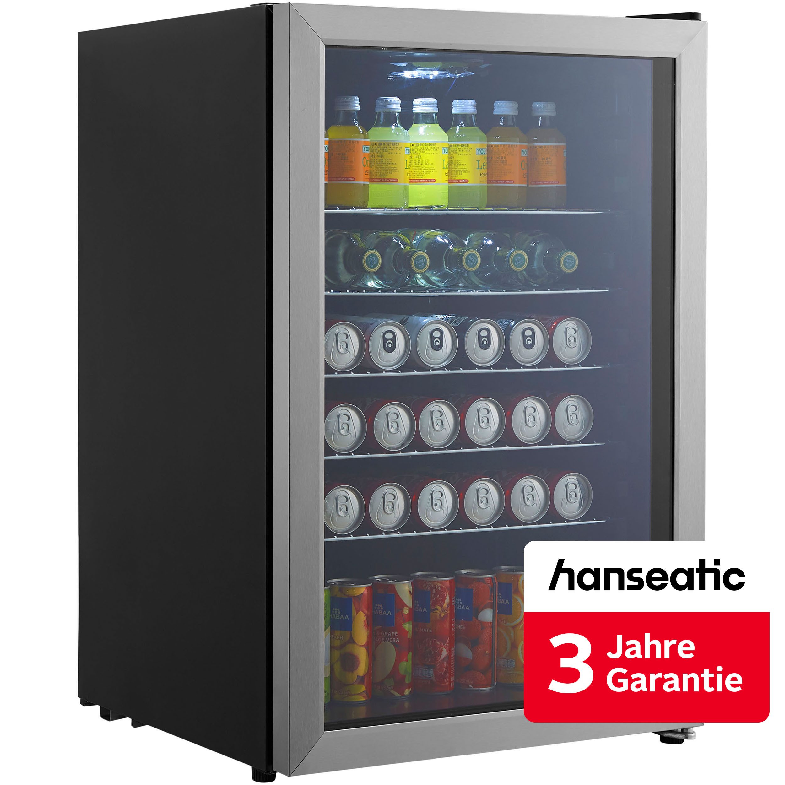 Hanseatic Getränkekühlschrank HBC115ECBH, 84,5 cm hoch, 54 cm breit, inkl. 3 Jahre Herstellergarantie