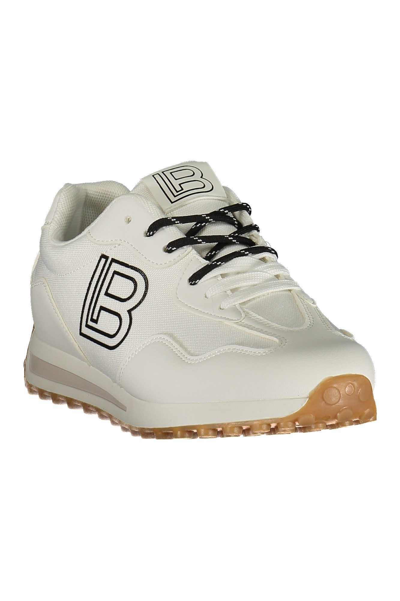 Laura Biagiotti Sneaker Weißer Damen-Sportschuh mit Kontrastelementen und