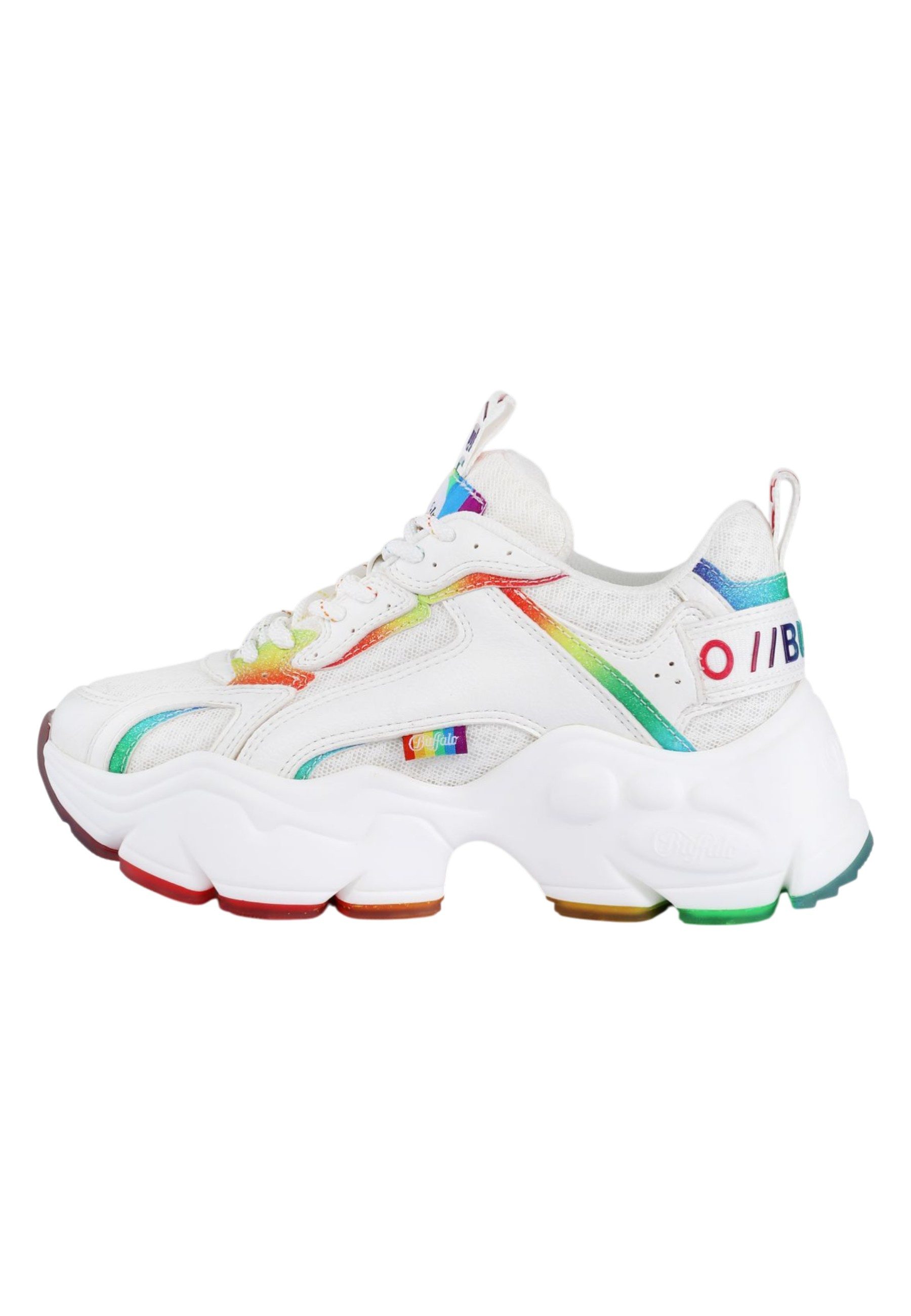 Buffalo 1636671 Binary Shadow White/Rainbow Sneaker günstig online kaufen