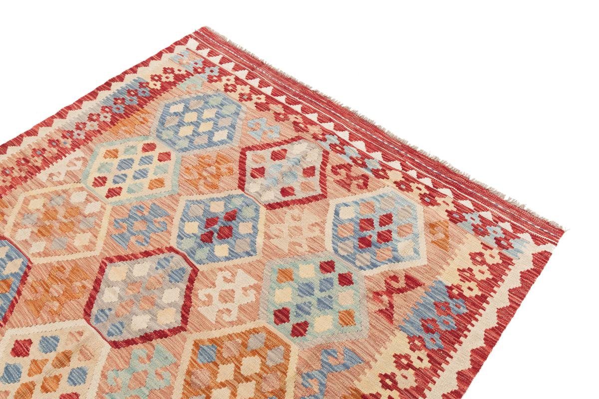 Orientteppich Kelim Afghan 163x193 rechteckig, Orientteppich, Höhe: Nain Handgewebter Trading, 3 mm
