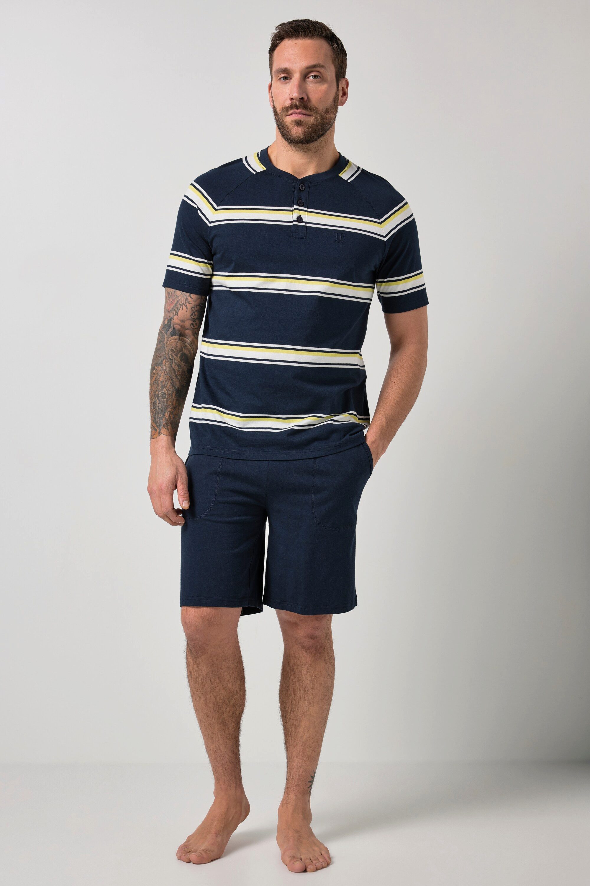 Schlafanzug Schlafanzug Homewear kurzer Zweiteiler T-Shirt