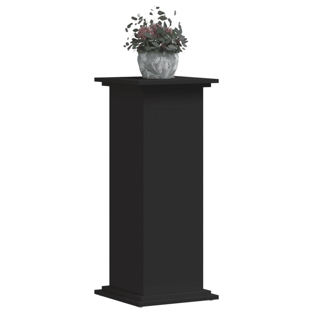 vidaXL Blumenständer Pflanzenständer Schwarz 33x33x80 cm günstig online kaufen