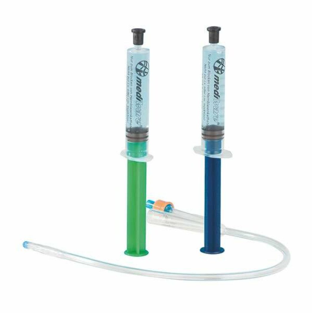 DocMed Einwegspritze Mediware Aqua/Glycerin-Spritze, (Packung mit 24 Spritzen, 24-St., Einmalgebrauch), Sterile, vorgefüllte Spritze