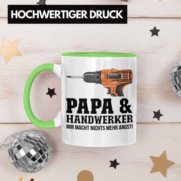 Trendation Tasse Trendation - Papa und Handwerker Tasse Geschenkidee Vater für Handwerk