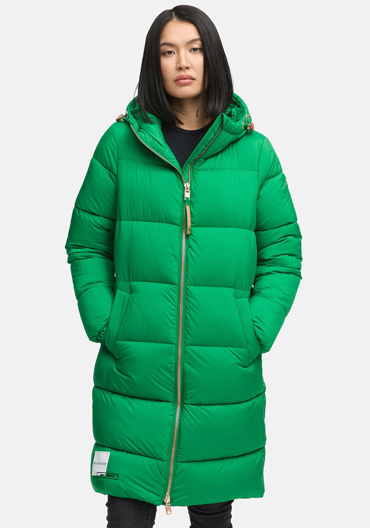 Marikoo Winterjacke Nomadiaa Lange Damen Winterjacke – Bild 5 von 5