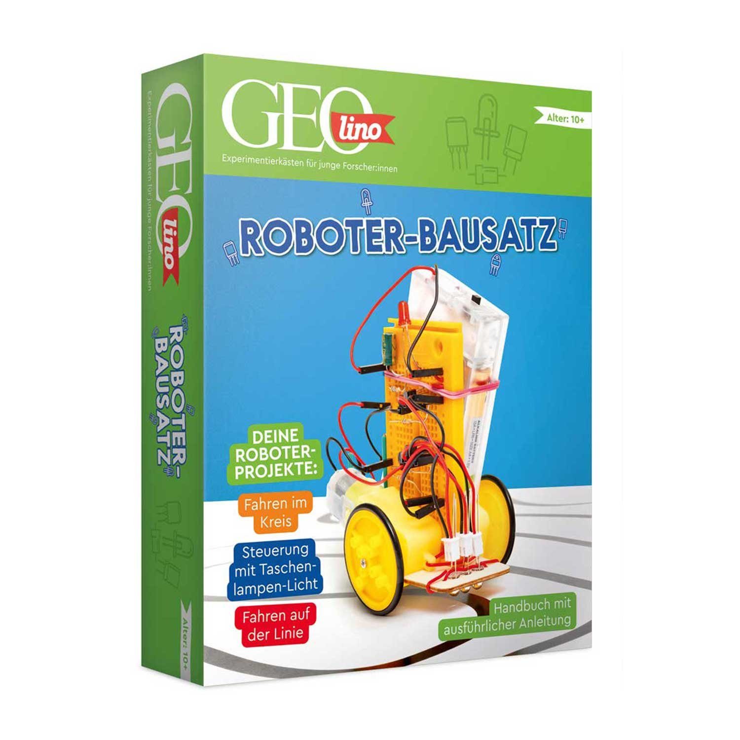 3D-Puzzle GEOlino Bausatz Roboter, inkl. Anleitung, ohne Löten, ab 10 Jahren