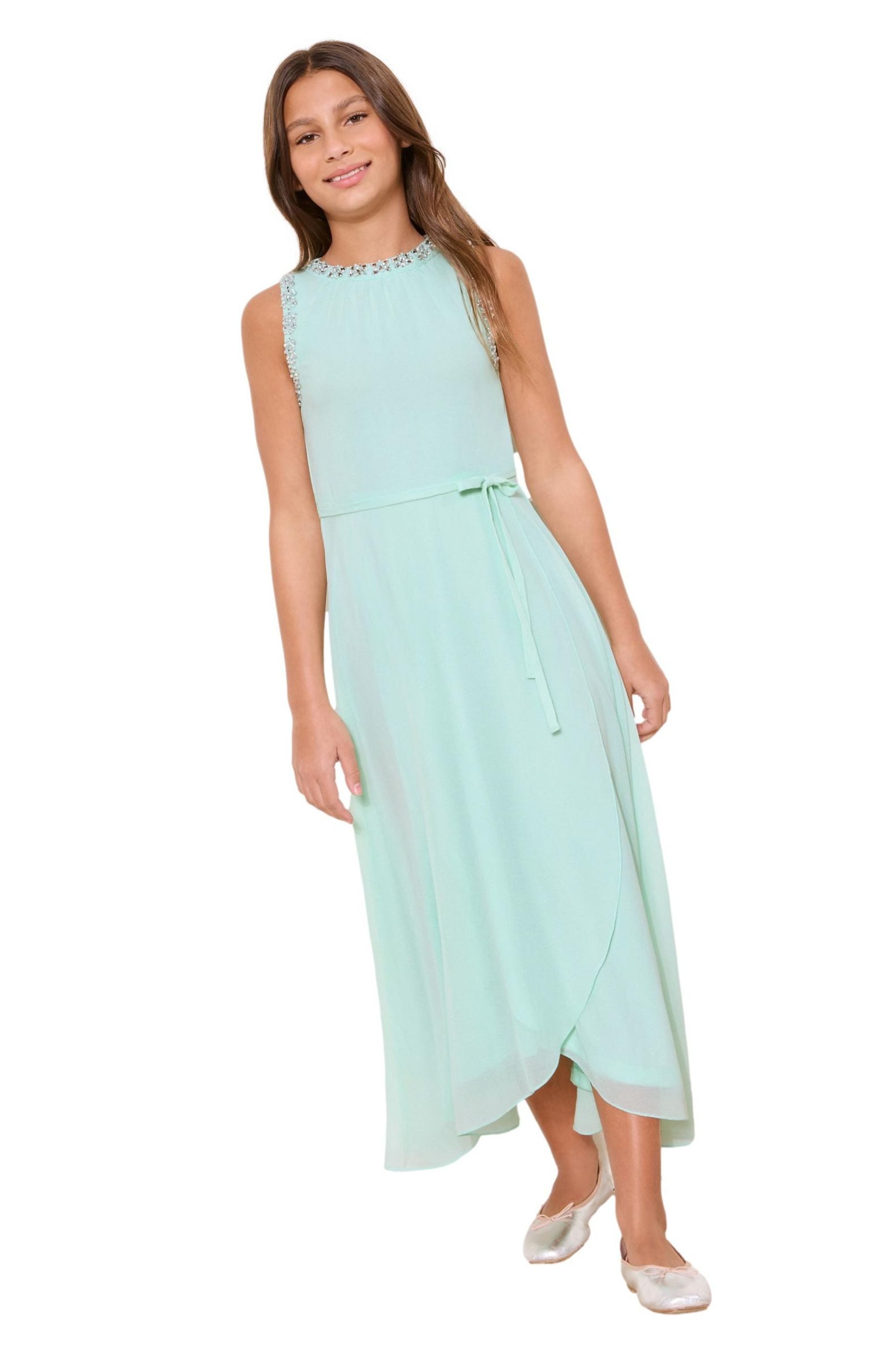 LIPSY Maxikleid Lipsy festliches Maxikleid mit Verzierung (1-tlg)