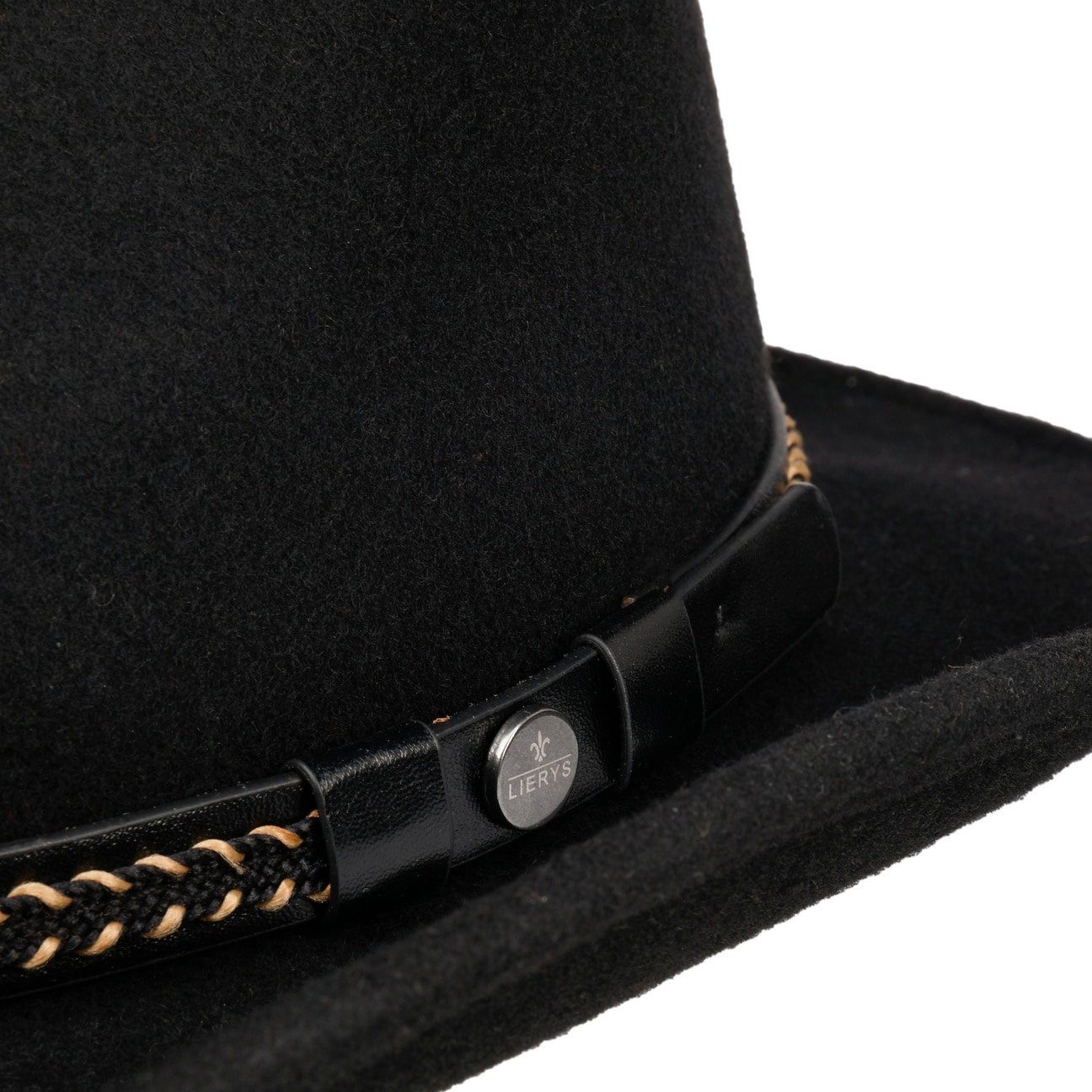 Lierys Cowboyhut (1-St) Wollhut mit Lederband, Made in Italy
