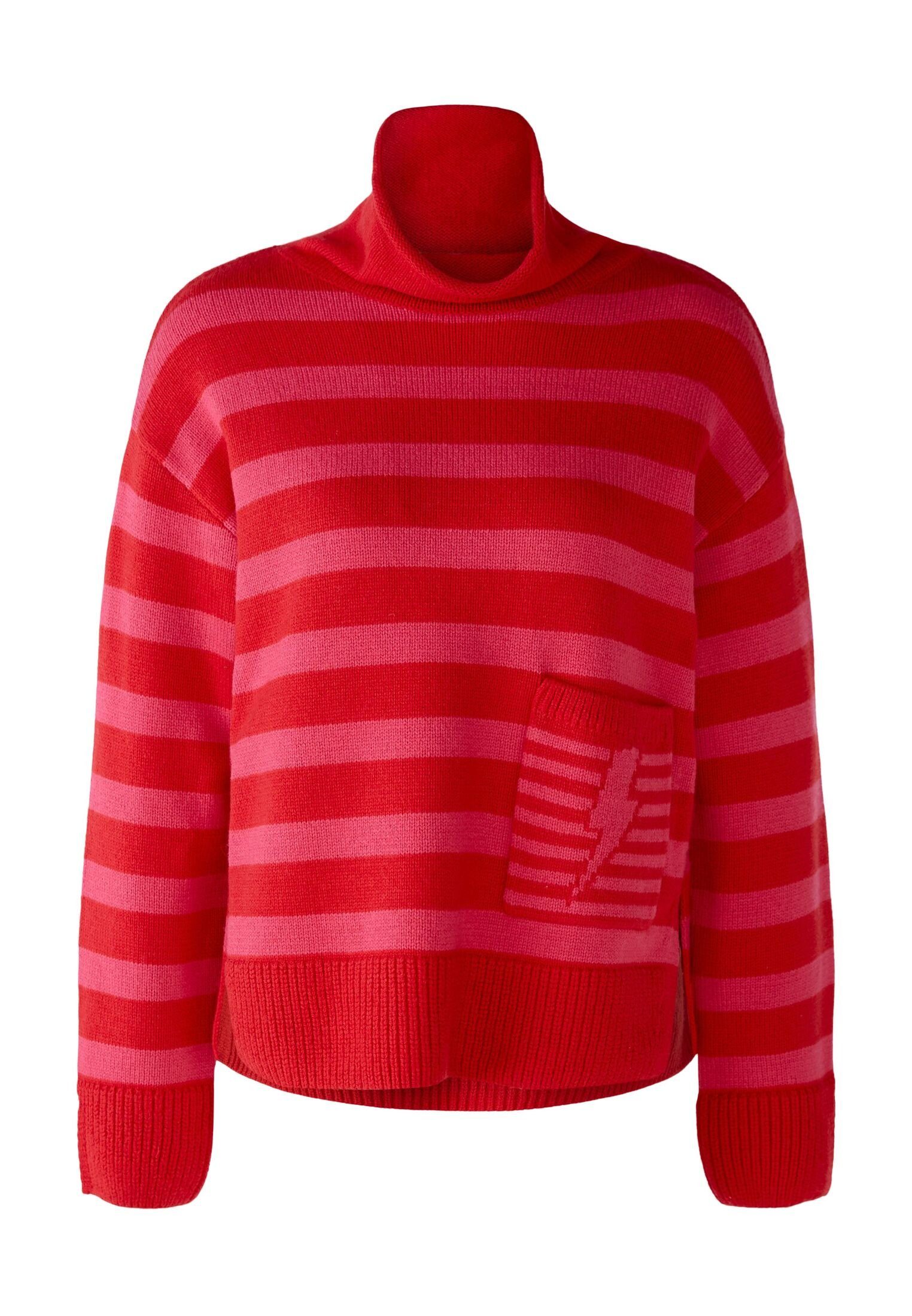 Oui Вязаные свитера Пуловеры Baumwollmischung mit Wolle