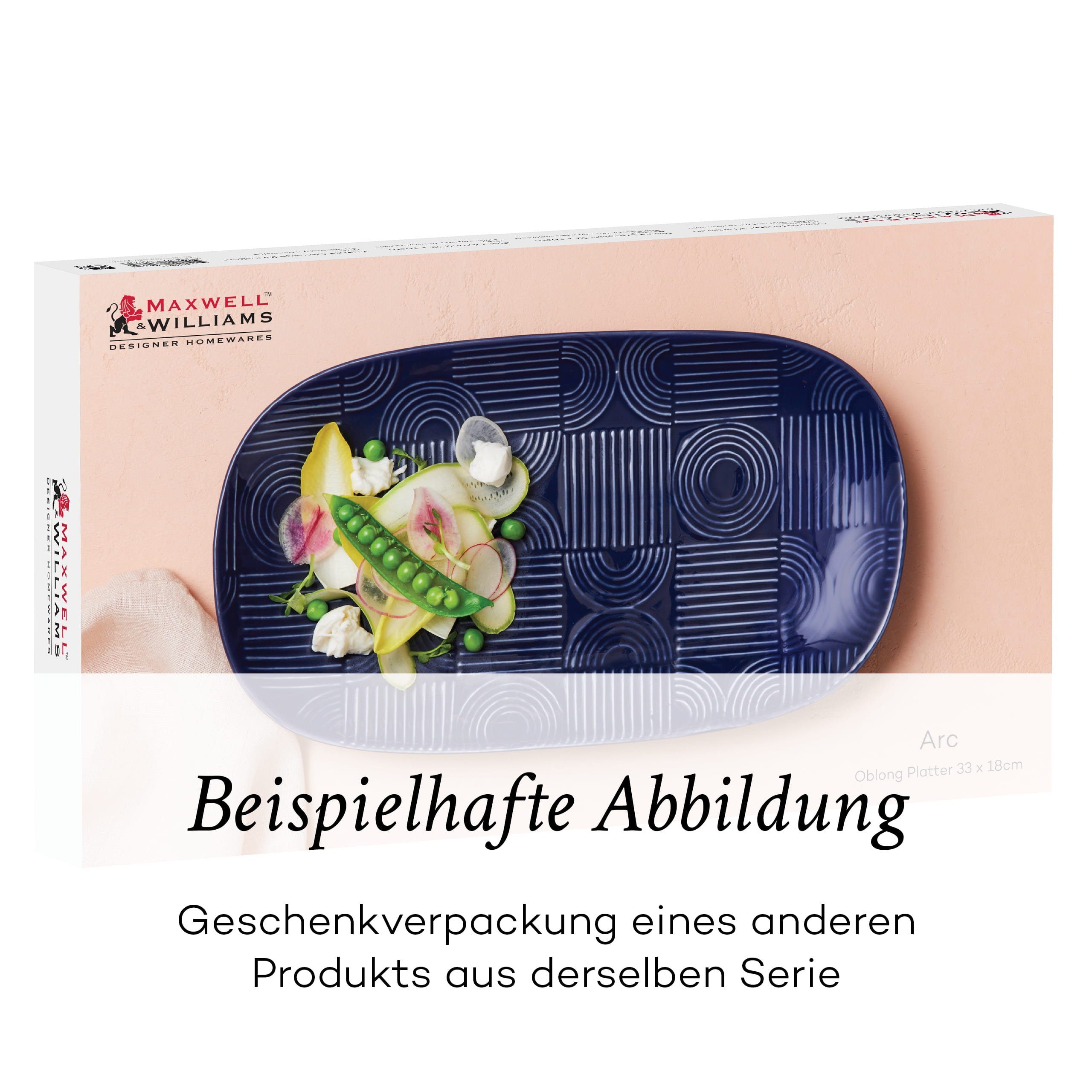 Maxwell & Williams Servierplatte Arc, Keramik
