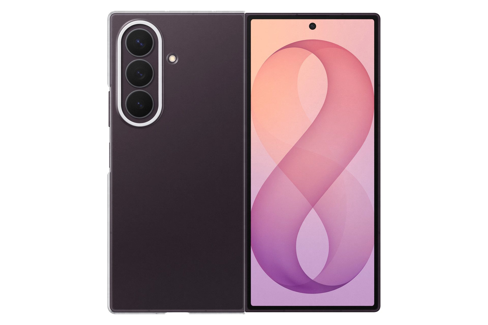 Samsung Smartphone-Hülle Clear Case für Galaxy Fold8 Ultra, Backcover, Schutzhülle, Handyschutzhülle, Case, Schutzcase, stoßfest