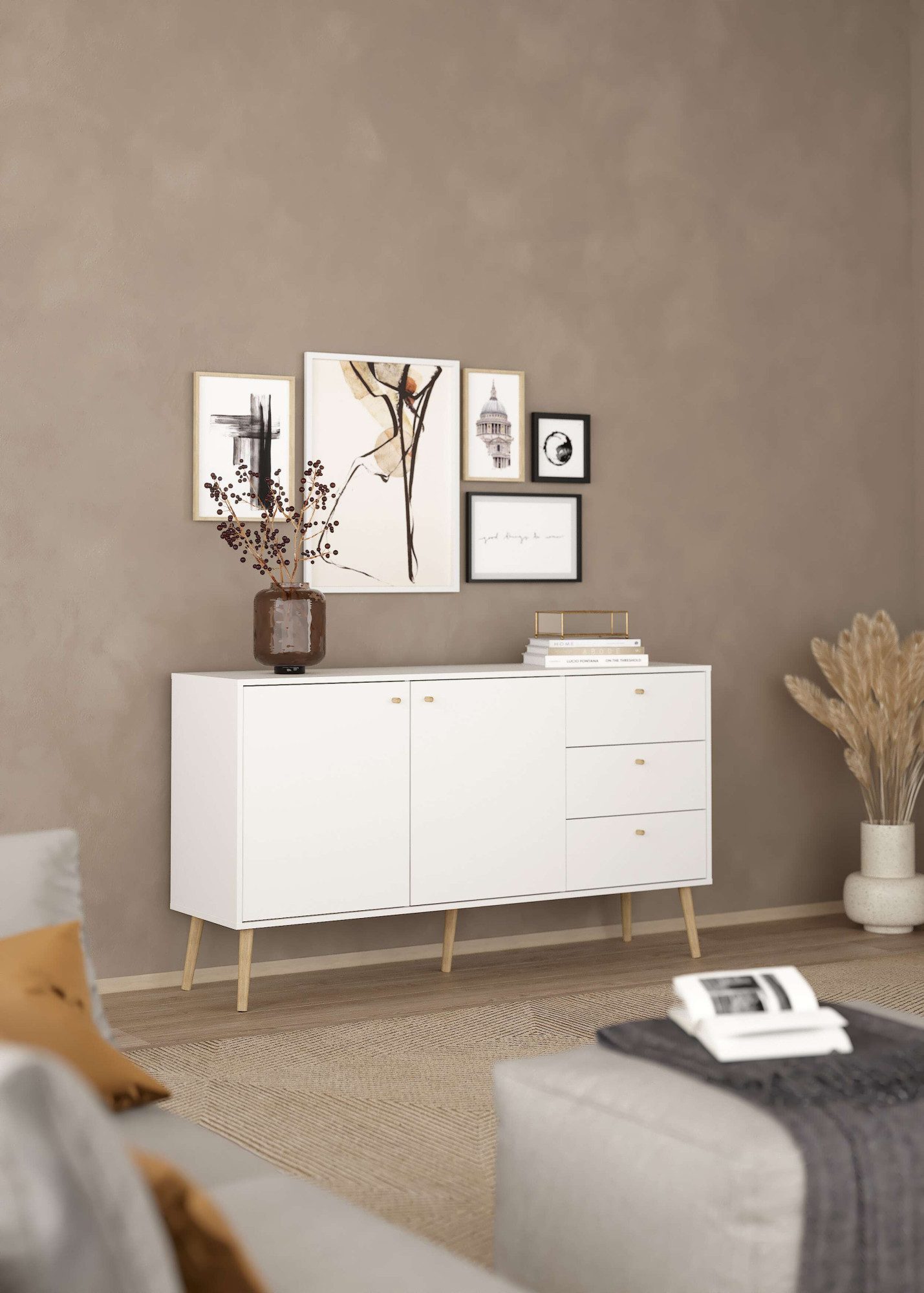 Sideboard Bodo, Aufbewahrung, Schubladenschrank, Sideboard