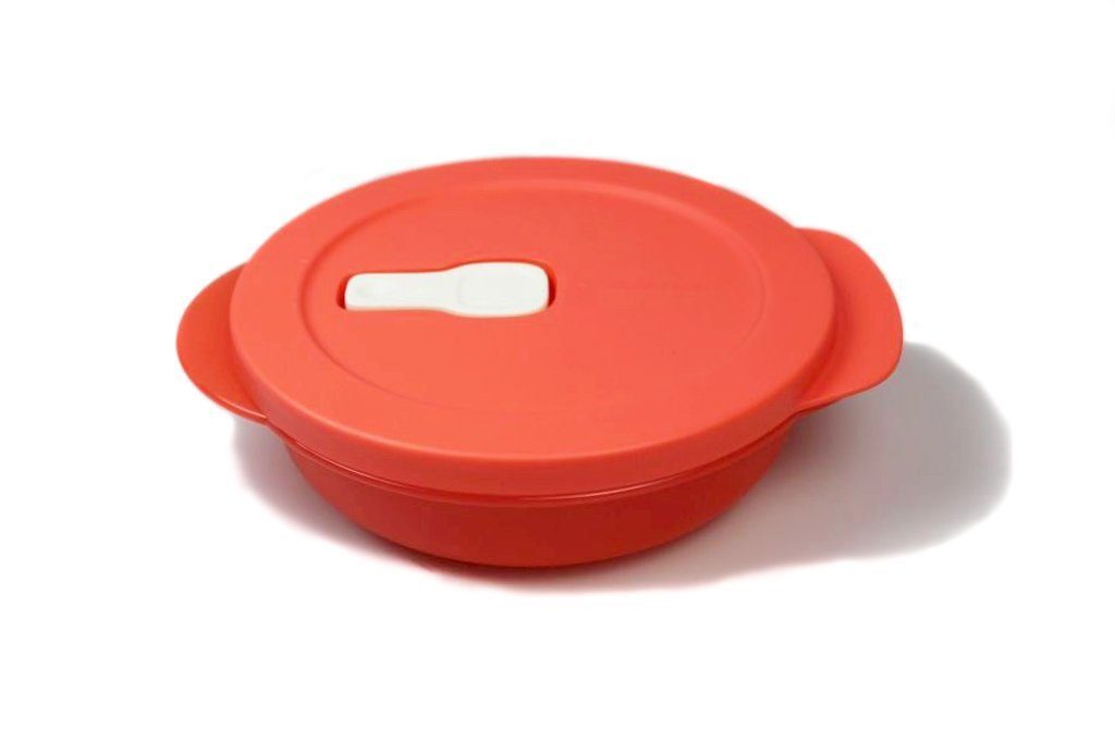 Tupperware Boîte Hermétique Micro-ondes 850 Ml – Jaune, Format Carré