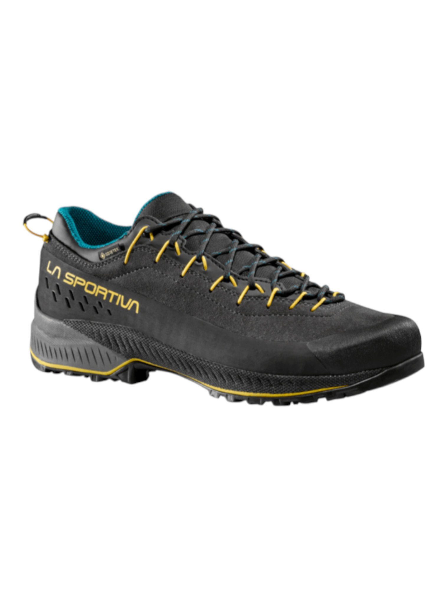 La Sportiva TX 4 Evo GTX (Zustieg, Wildleder, wasserdicht) carbongrau/gelb Herren Wanderschuh