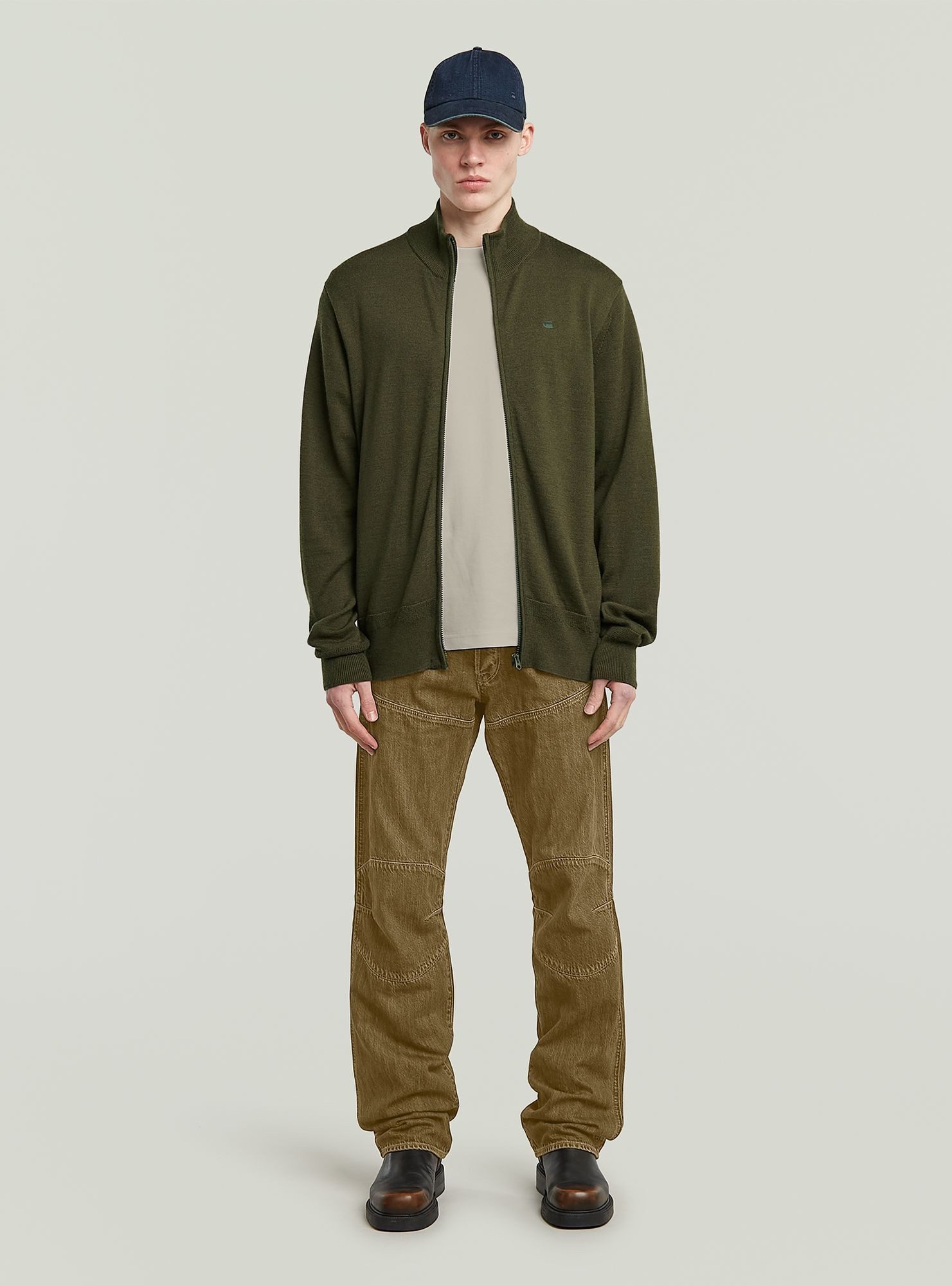 G-STAR Cardigan Premium Core Full Zip Knit