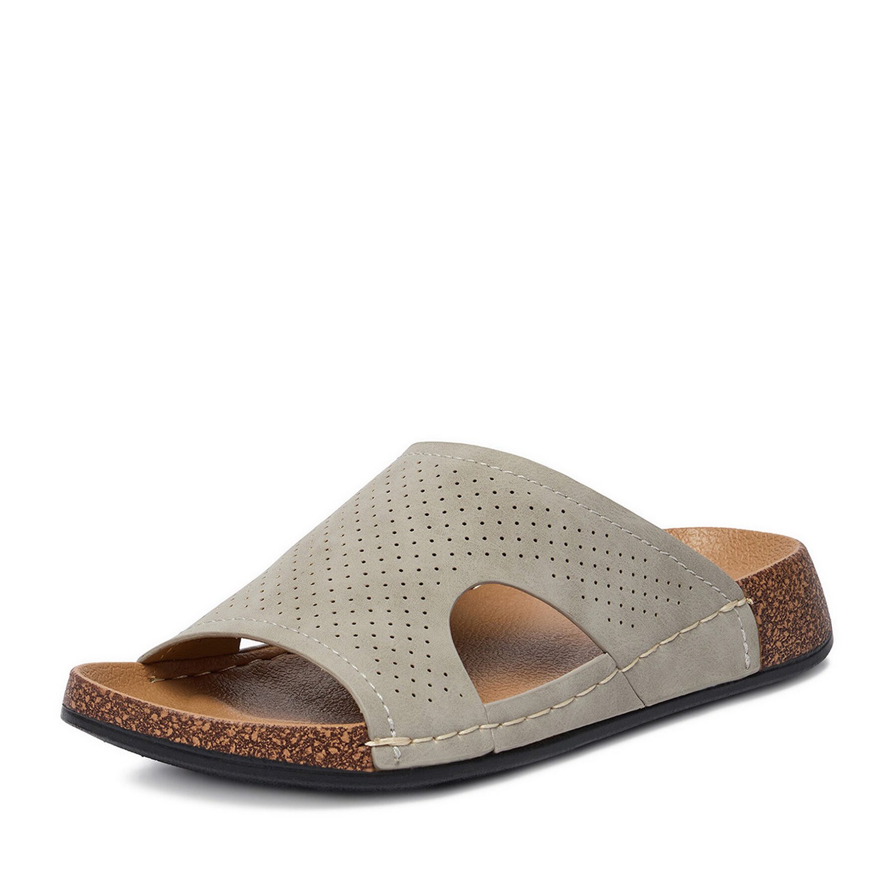 Go Soft Go Soft Damen-Flip-Flops, Grau Badepantolette