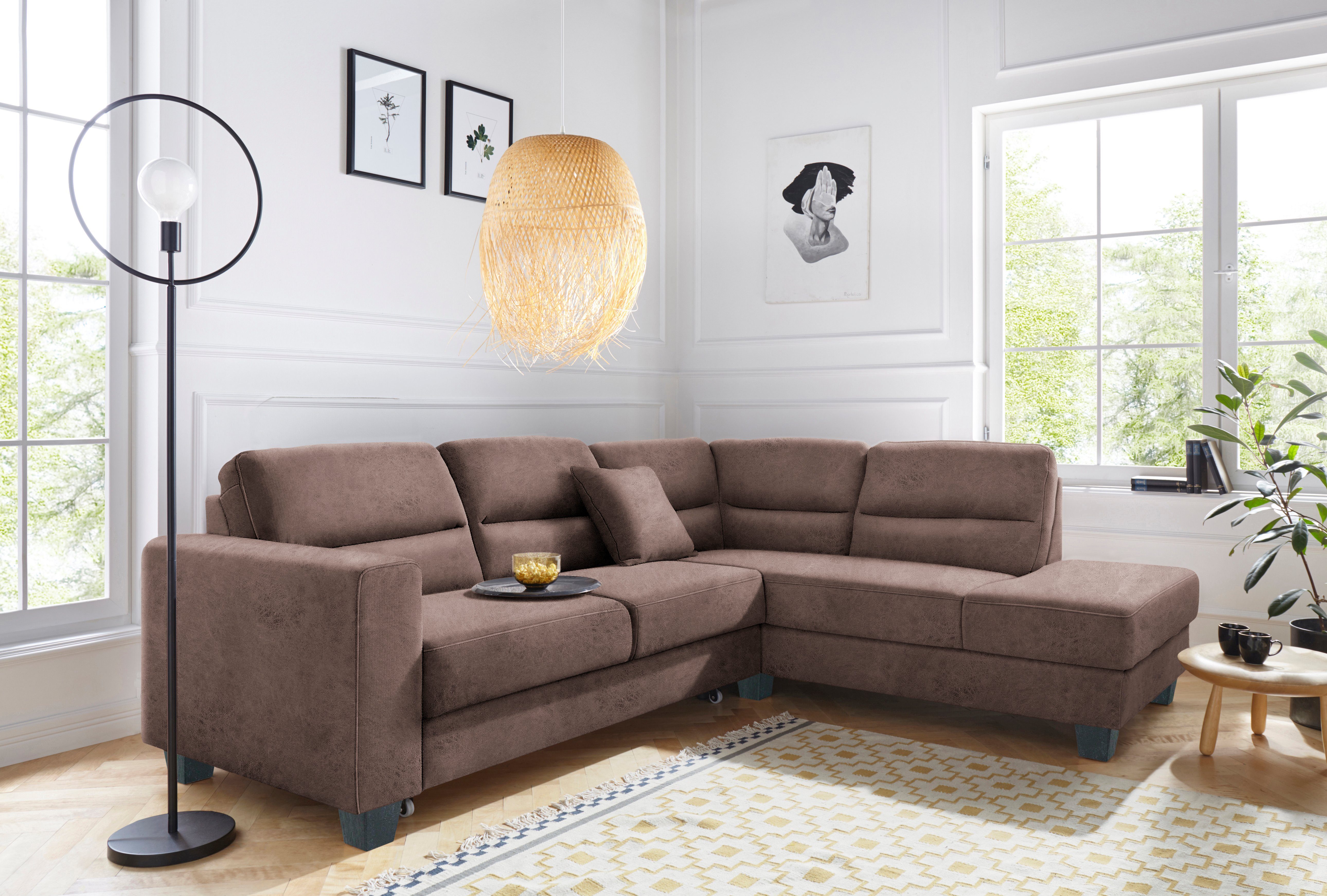 TRENDMANUFAKTUR Ecksofa Chamber, zeitlos und modern, günstig online kaufen