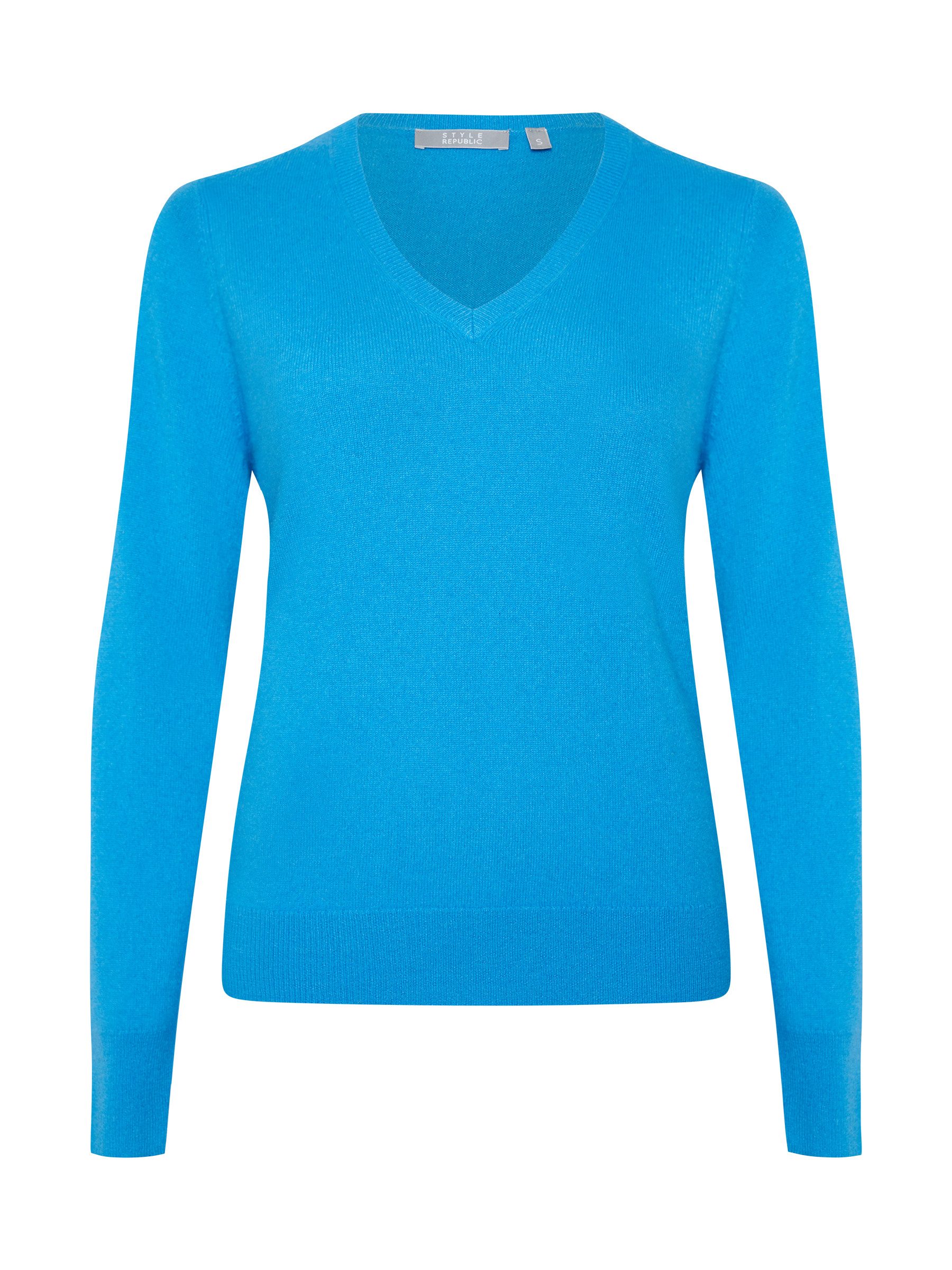 Style & Republic Kaschmirpullover Kaschmirpullover V-Neck Kaschmirpullover V-Neck