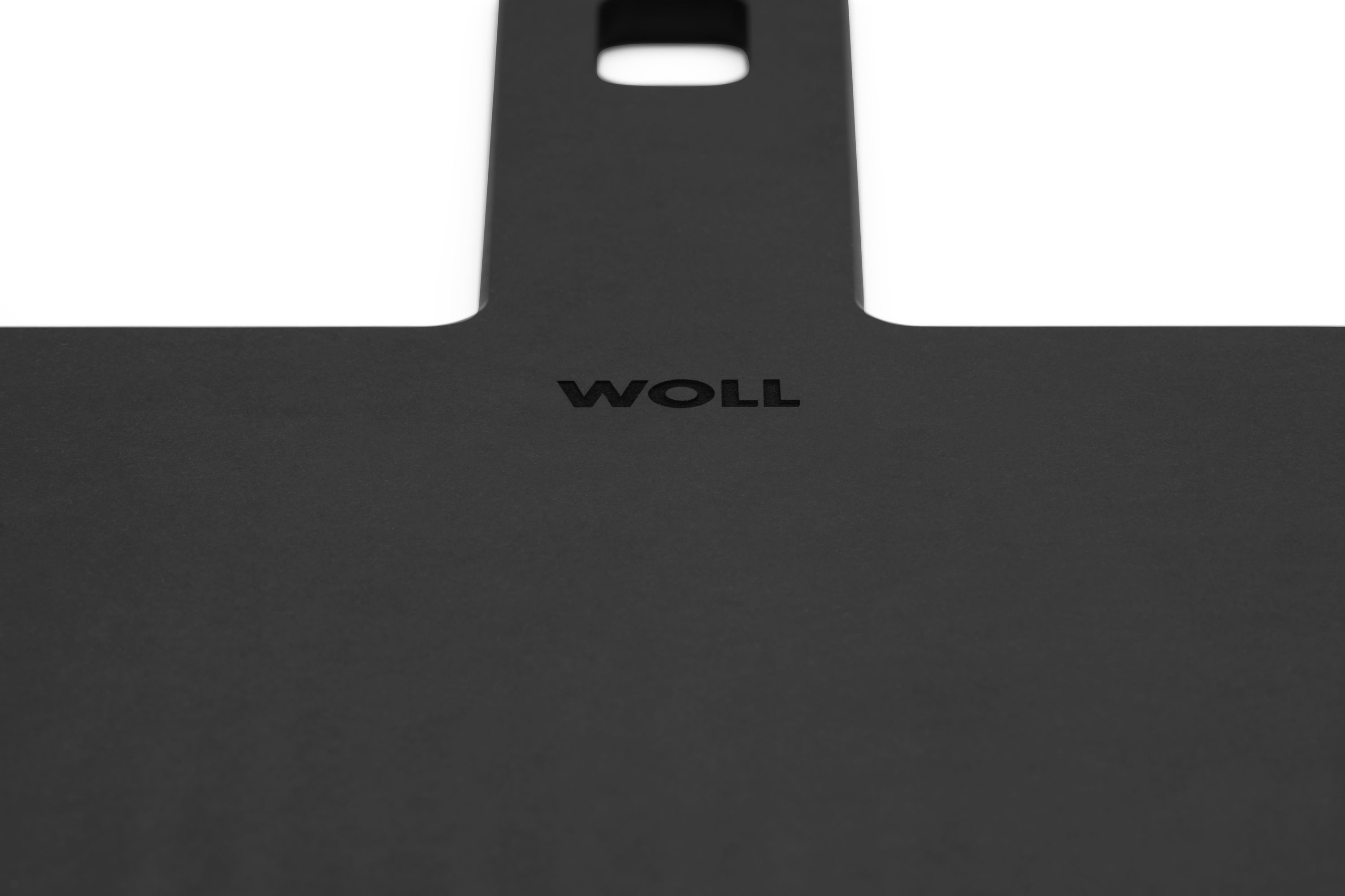 WOLL Kräuterschneidebrett Norbert Woll Schneidebrett Cut & Serve 49 x 24 cm Schwarz, FSC-zertifizierter Papierverbundstoff