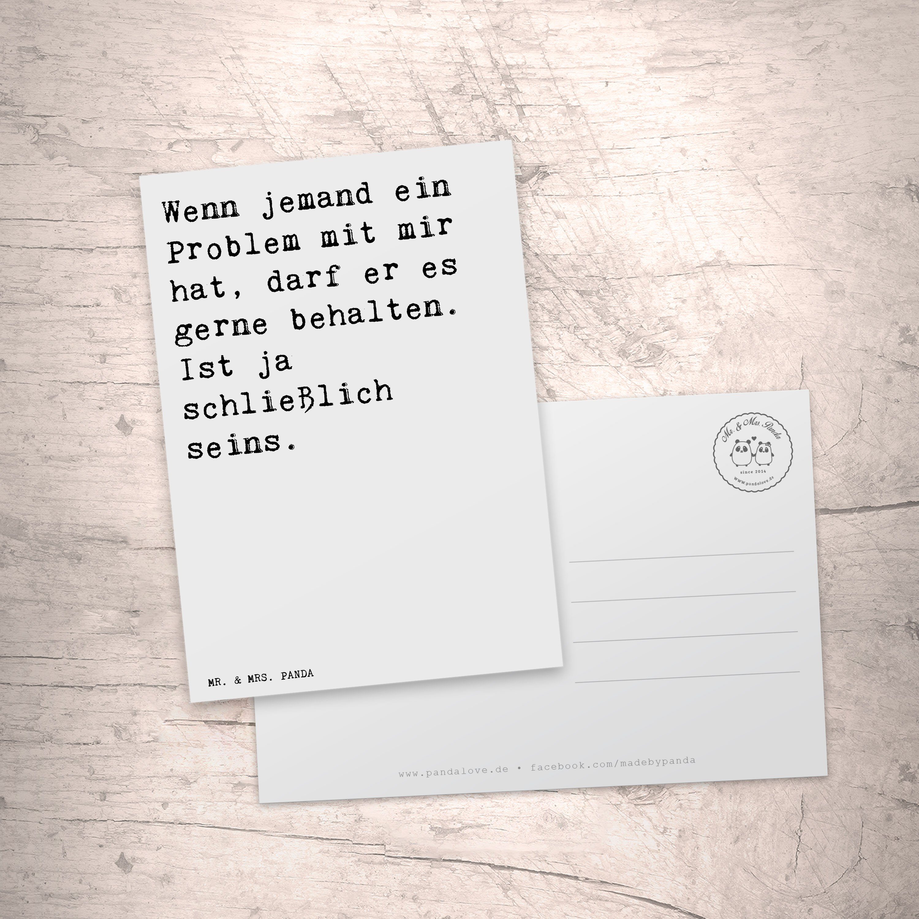 Mr. & Mrs. Panda Mauspad Mit Spruch – 24x19 Cm, Rutschfest, Aus Zellkautschuk, Perfekt Fürs Home Office
