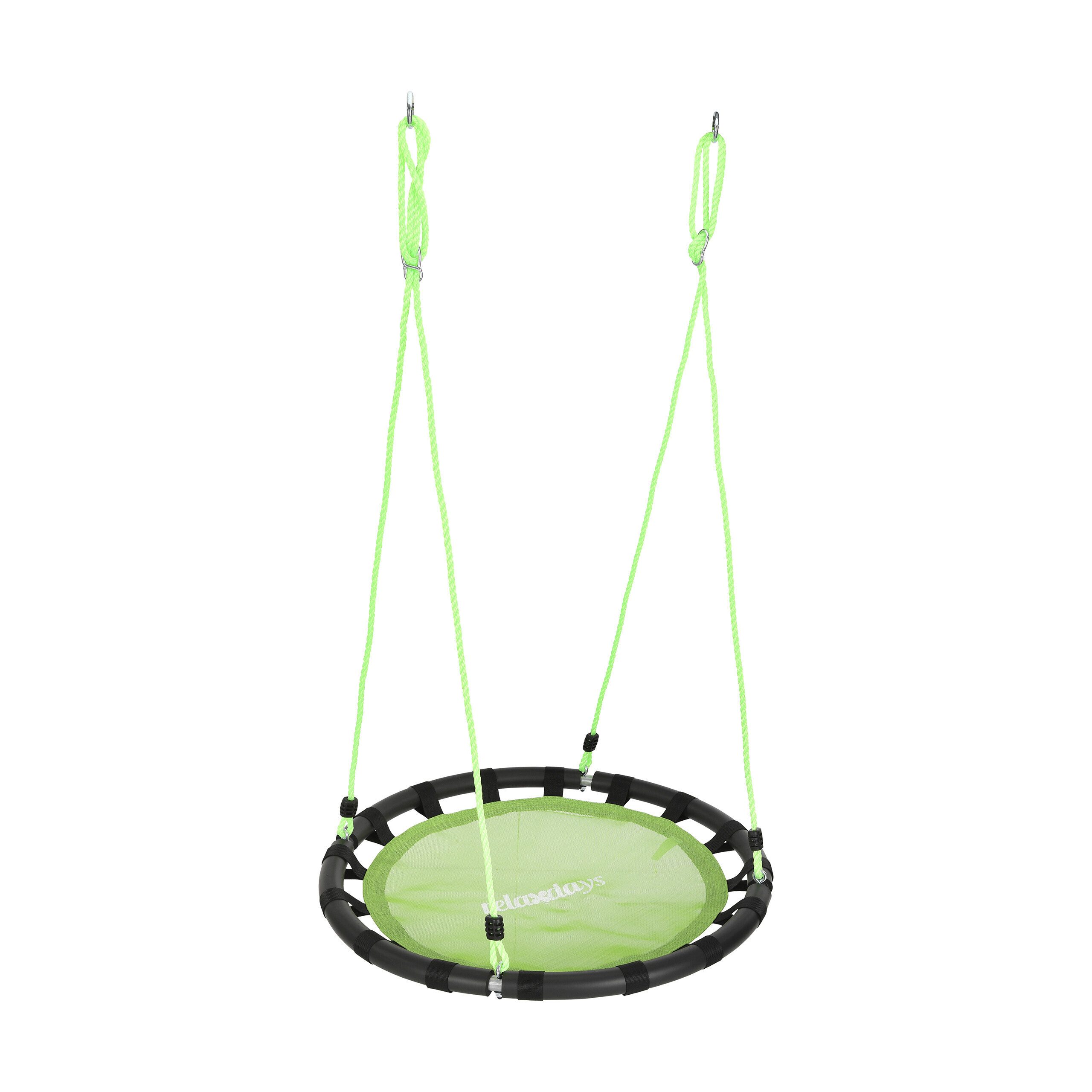 relaxdays Nestschaukel 80cm, (1-tlg), grün