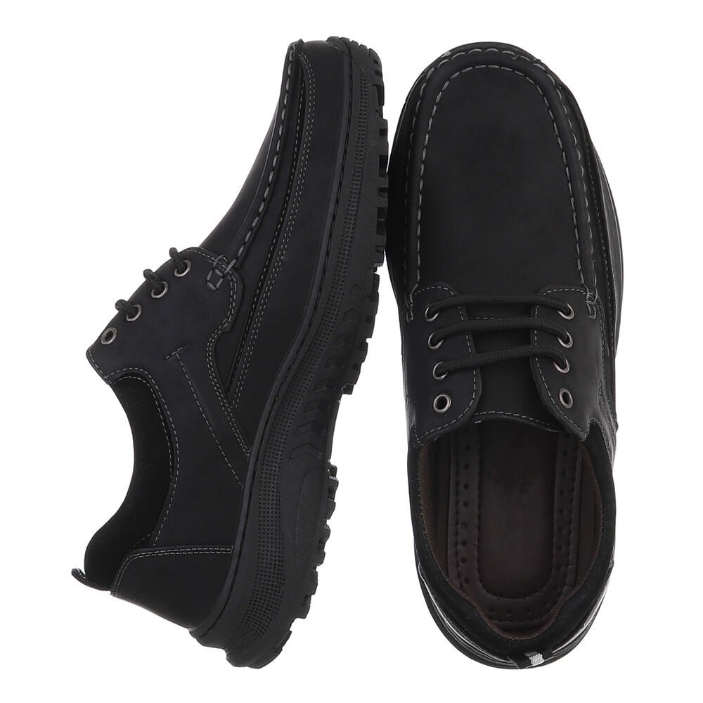 Coolwalk Vielseitiger Herrenschuh für Freizeit, Komfort und Stil Schnürschuh (90625152) Flach Schnürer in Schwarz