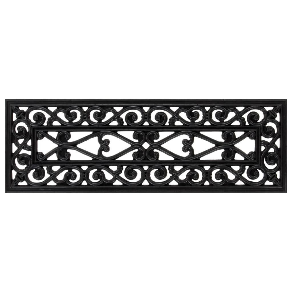 vidaXL Stufenmatte Stufenmatten 5 Stk. 25x75 cm Gummi, Rechteckig, Höhe: 0.4 mm