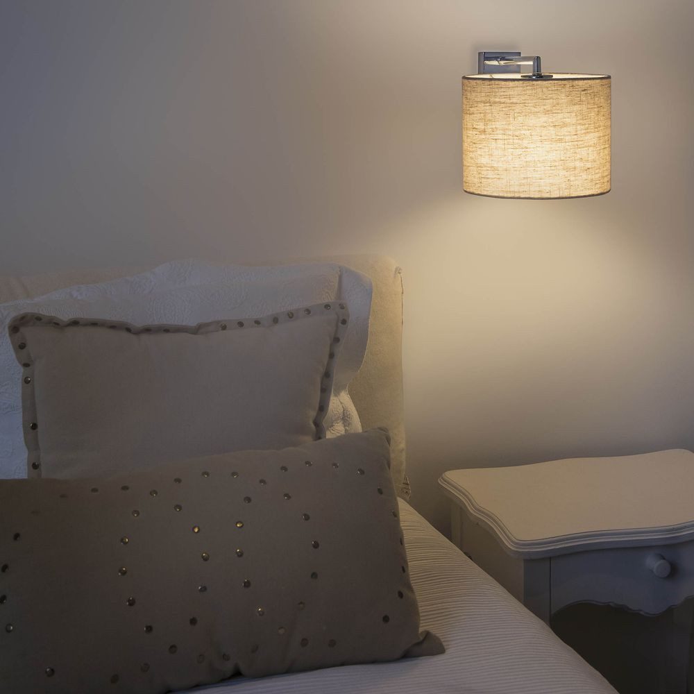 Faro Wandleuchte Wandleuchte Sahara in Chrom E27