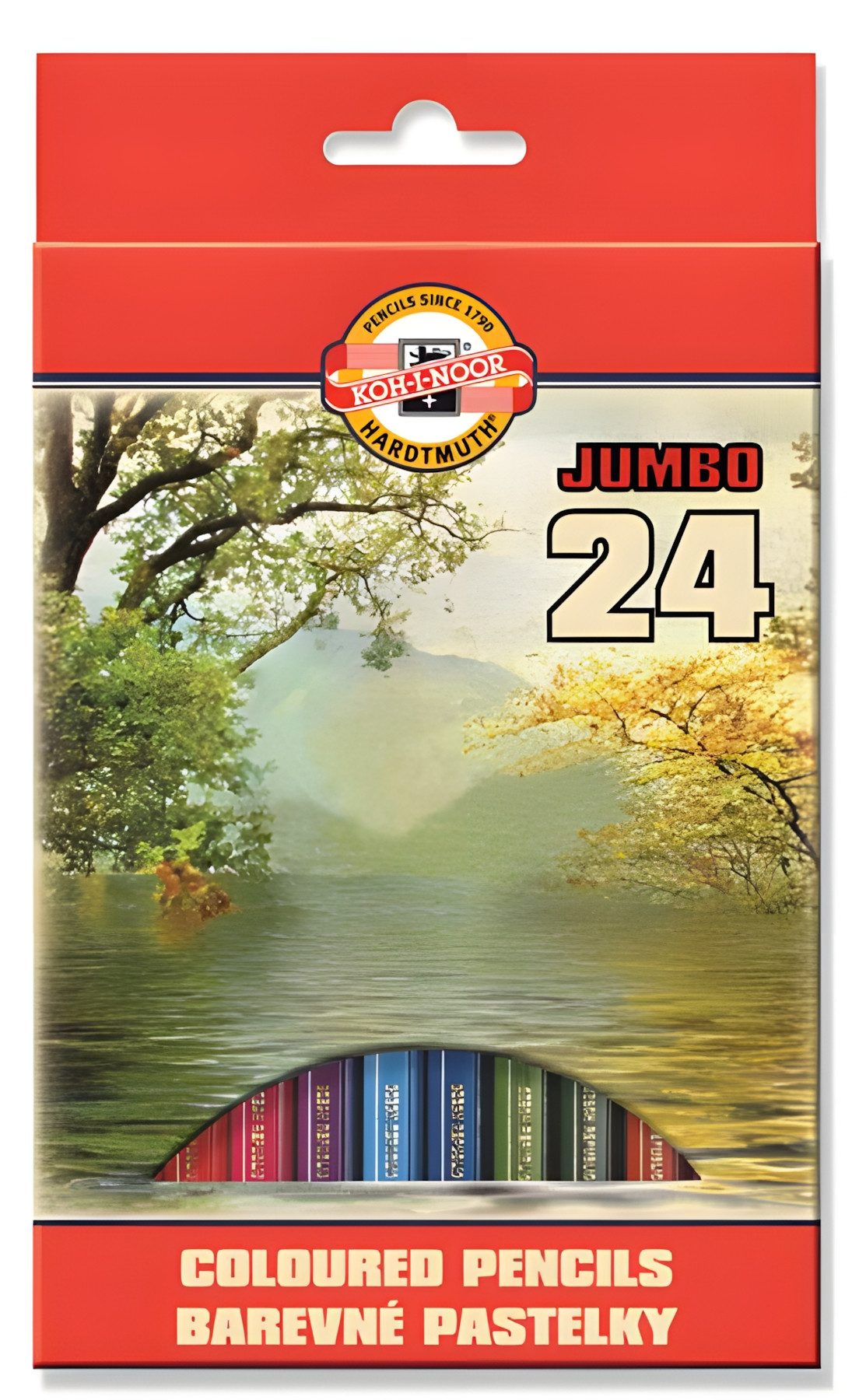 KOH-I-NOOR Buntstift KOH Кольорові олівці Omega Jumbo 24er