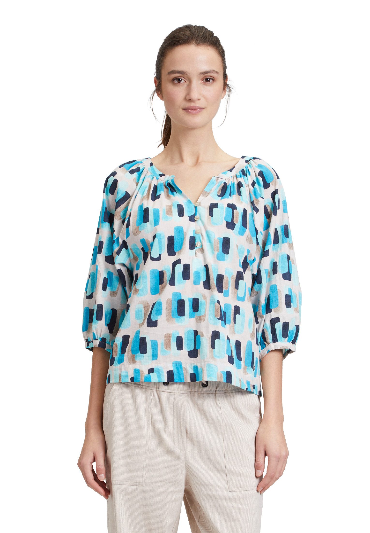 Betty&Co Klassische Bluse mit Print Form