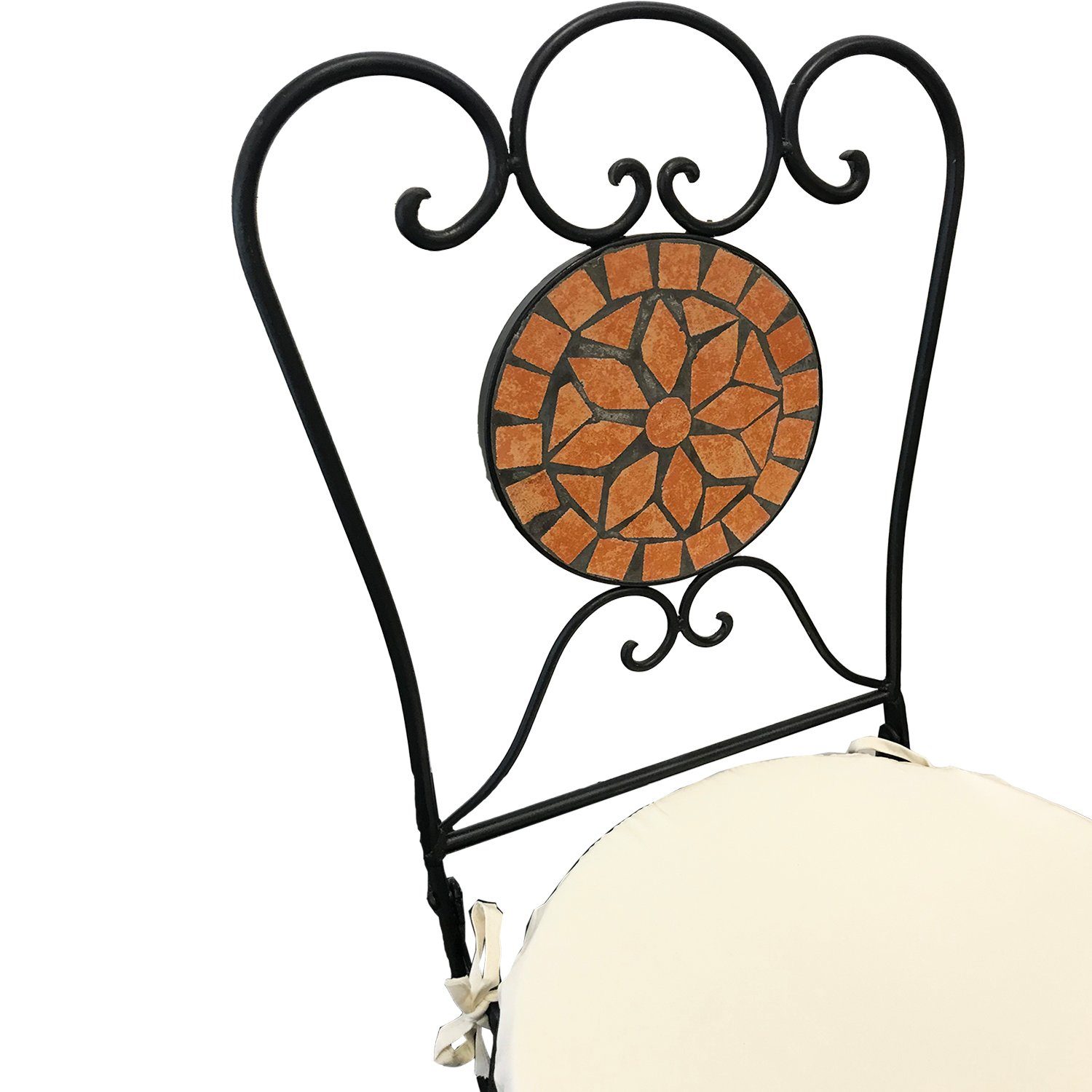 Mojawo Armlehnstuhl Mosaik Klappstuhl Gartenstuhl Bistrostuhl günstig online kaufen