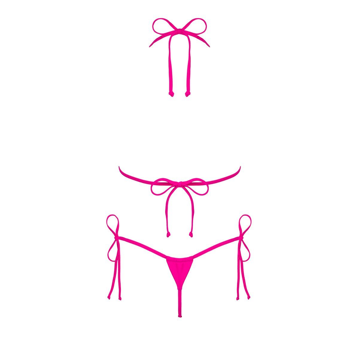 Bella pink bikini Obsessive OB OB Bella Badekleid Vista bikini O/S - Vista (O/S) pink