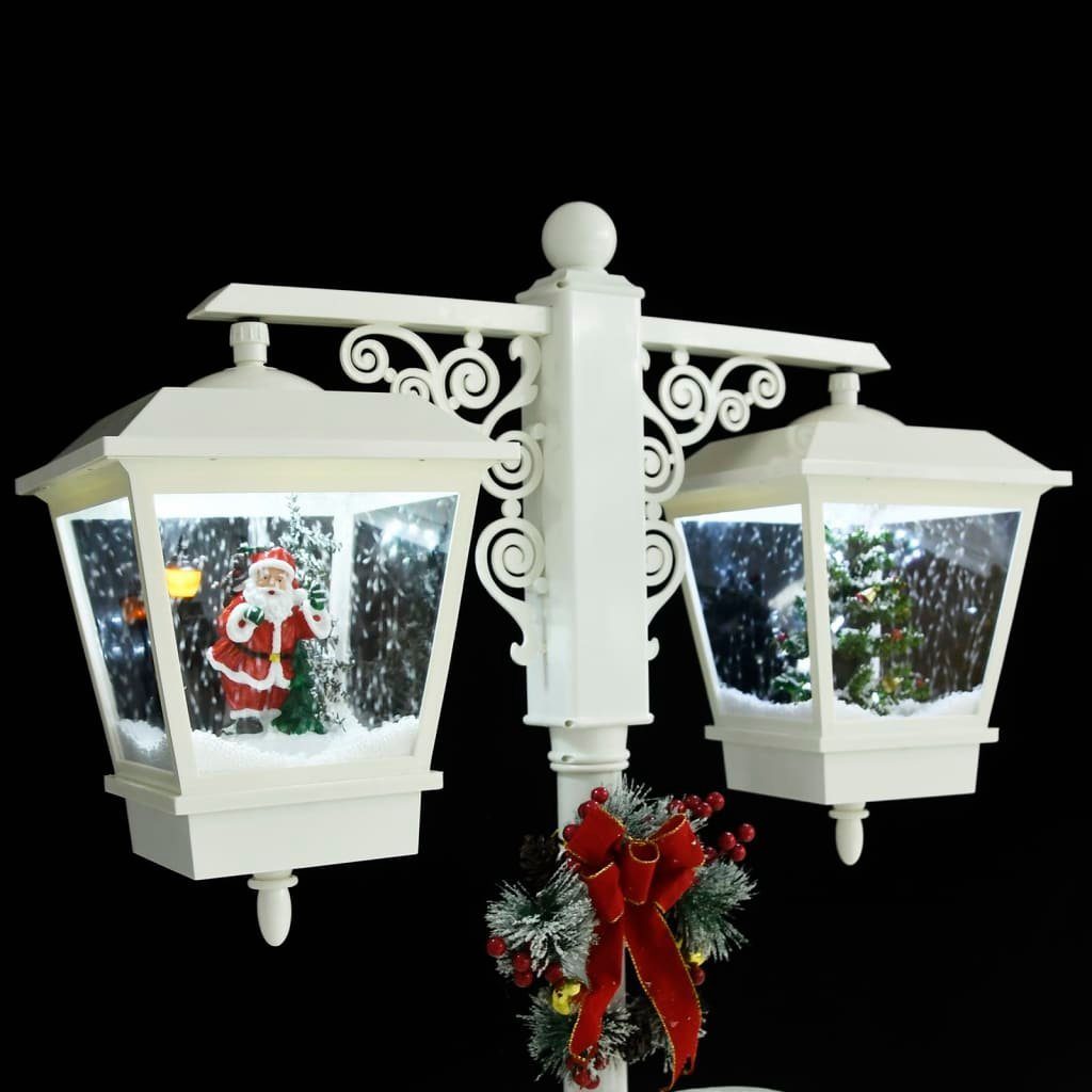 Rot Weihnachtsszene und 81x40x188 Weiß mit Weihnachtsstraßenlampe DOTMALL Santa PVC cm