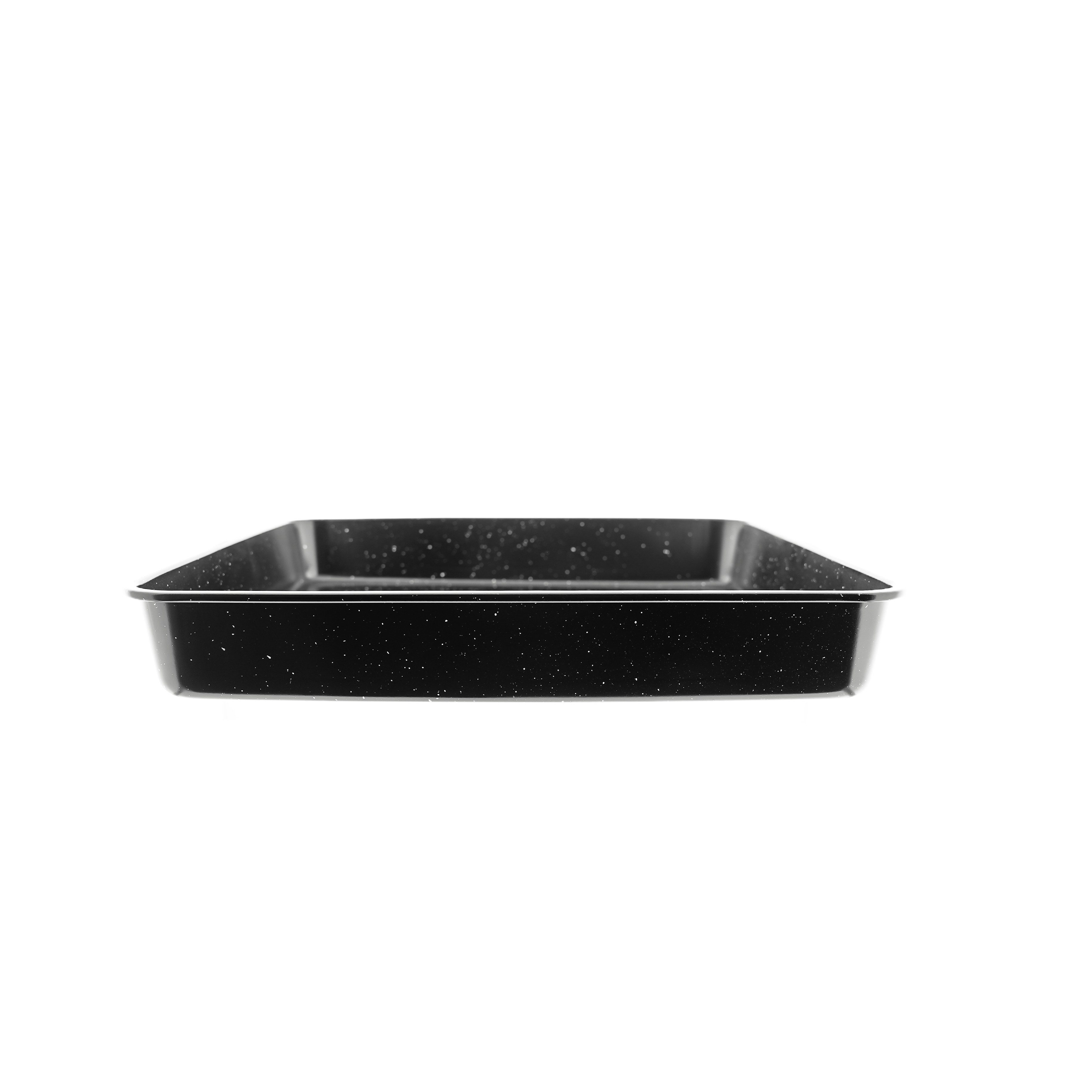 Almina Backblech /Backform aus Granit 40x40x6 cm in Schwarz Eckig, Granit – Bild 2 von 4