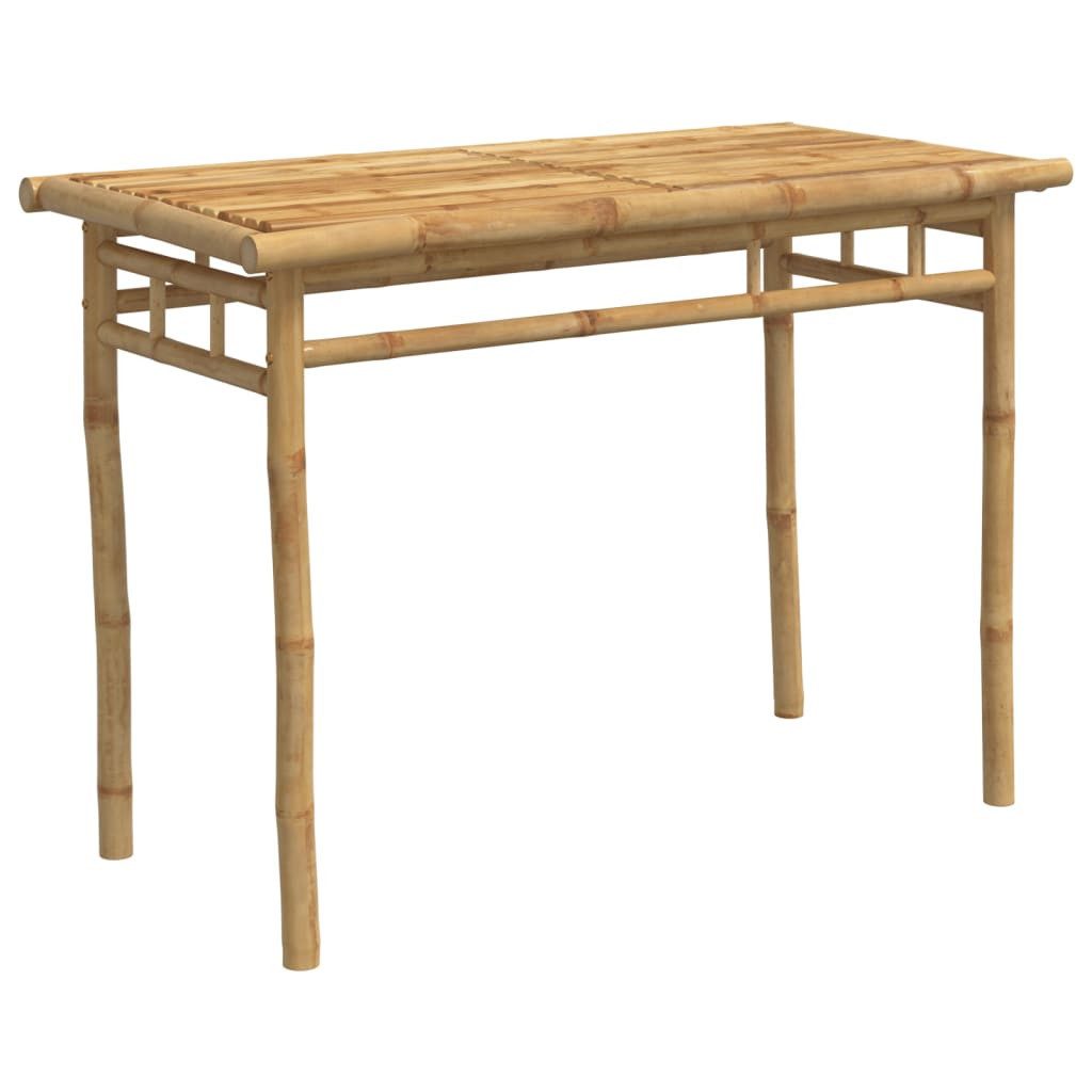 vidaXL Gartentisch Garten-Esstisch 110x55x75 cm Bambus (1-St)