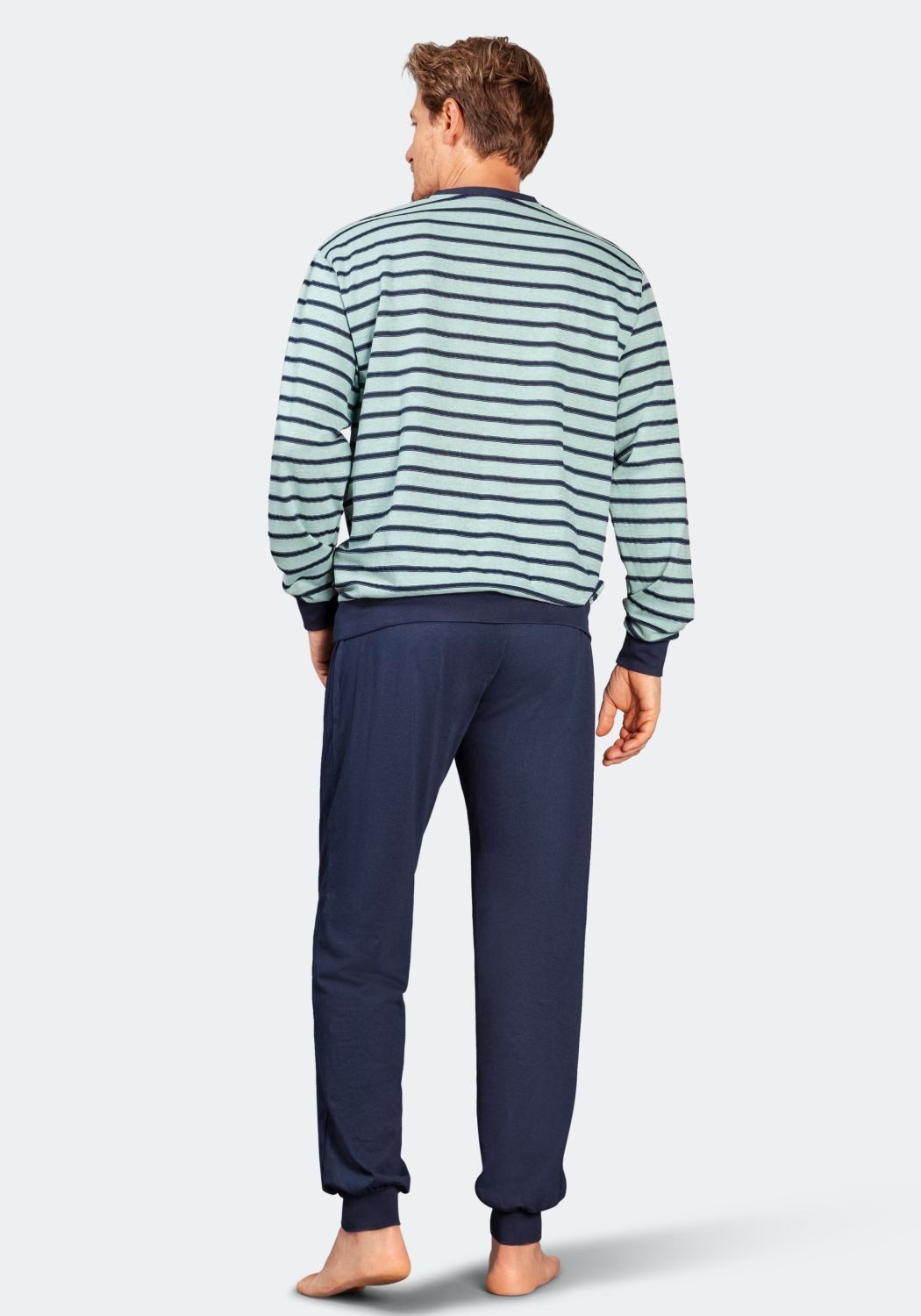 Hajo Schlafanzug Schlafanzug mit Bündchen, Klima-Light günstig online kaufen