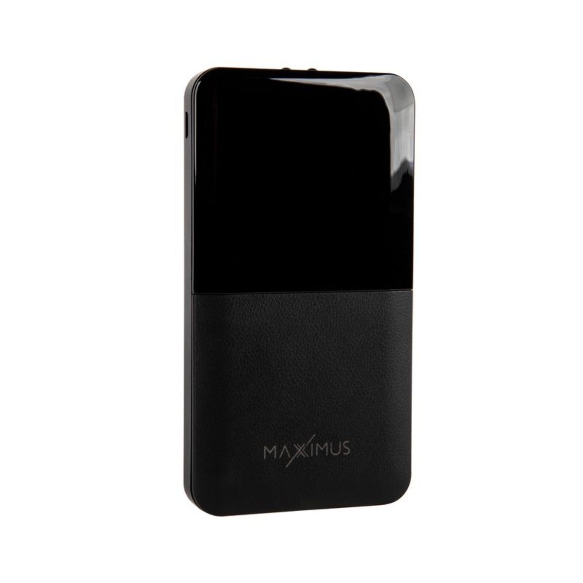 Maxximus Powerbank MX Roth 10.000 mAh, 2xUSB, 10W Li-Po, Schwarz, + Powerbank