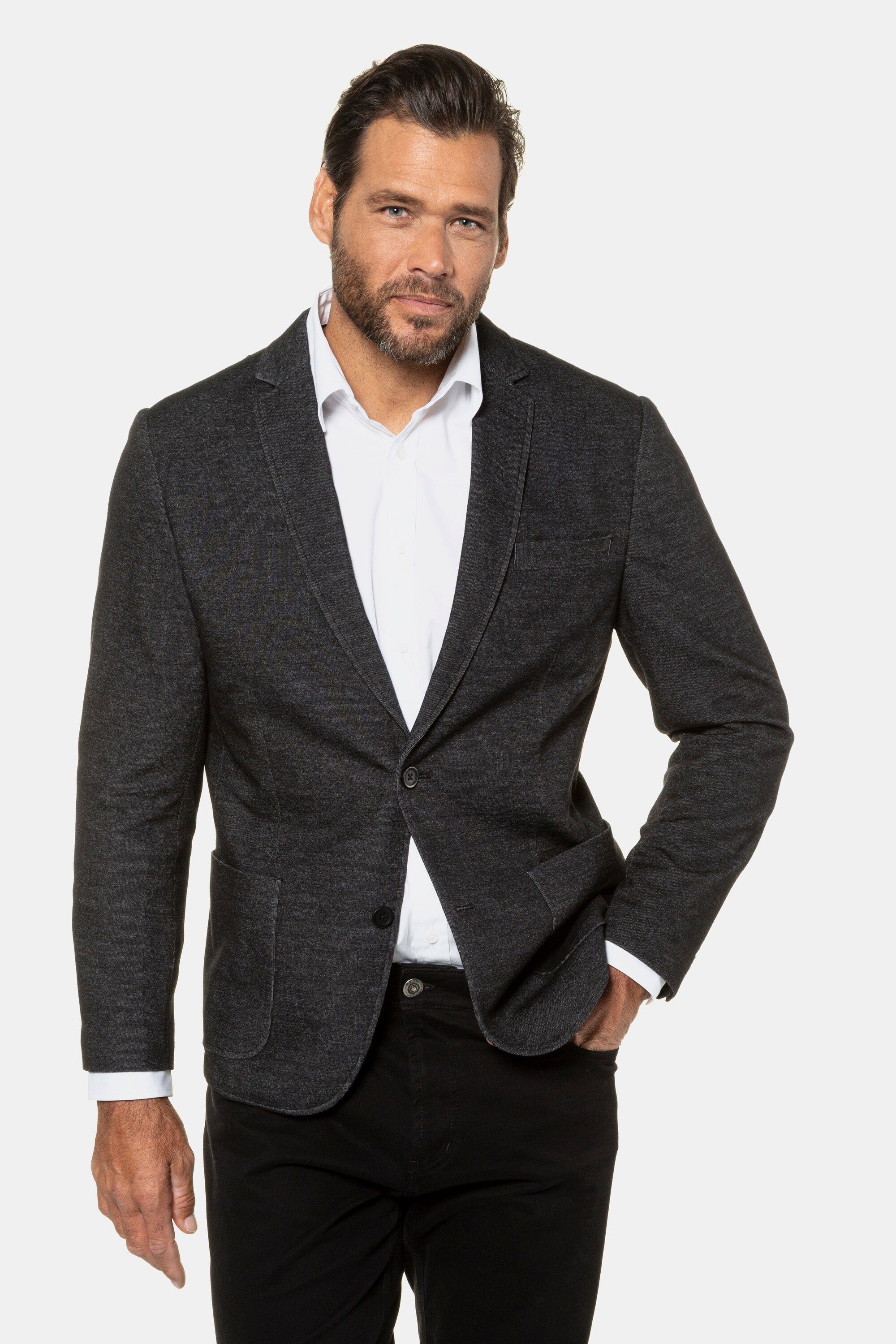 JP 1880 Heren grote maten grote maten Menswear L-8XL Sakko, Business, FLEXNAMIC®, bouwpakket Zeus, tot maat 72/36 705512, zwart, 70