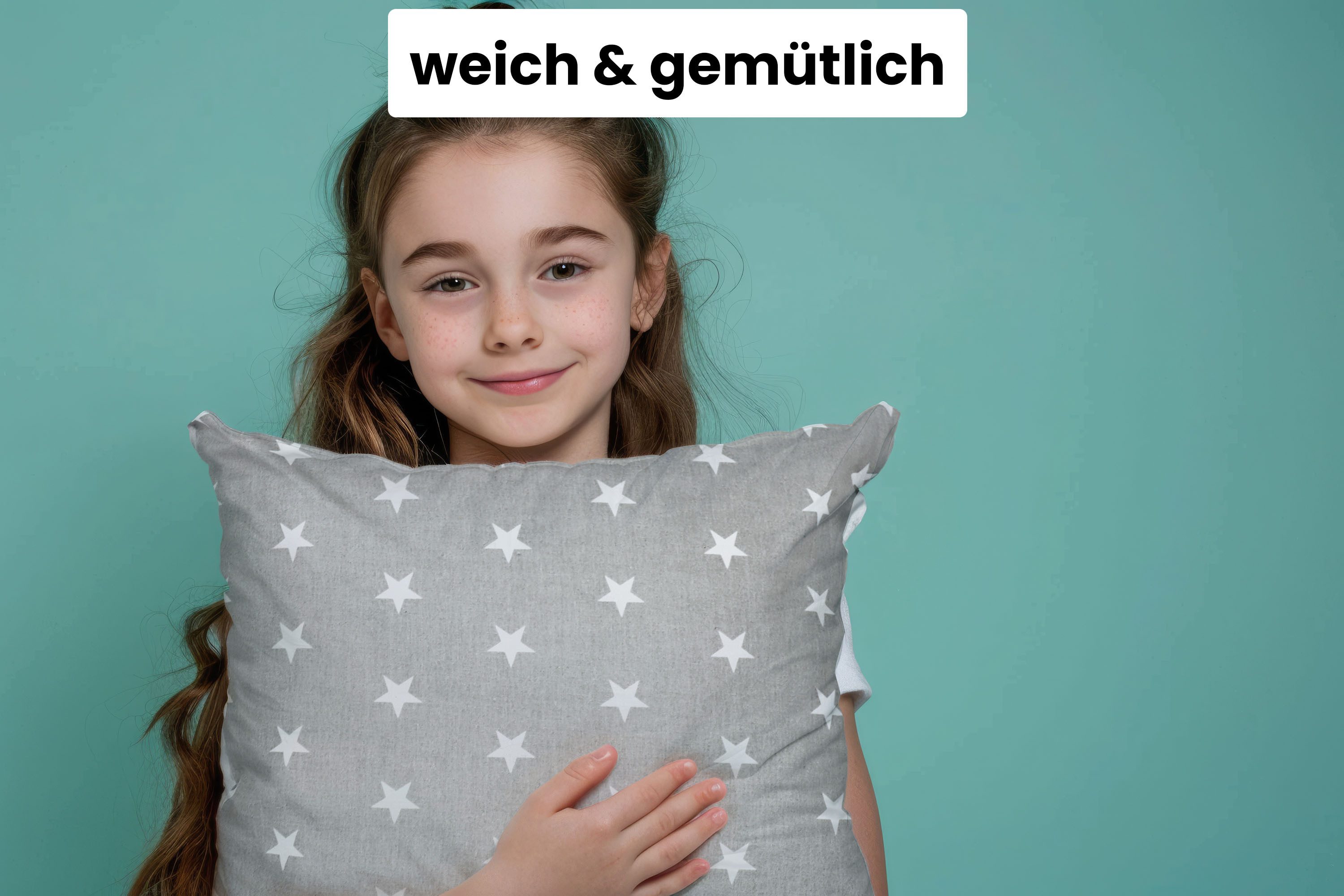 Amilian Dekokissen mit Füllung und Kissenbezug günstig online kaufen