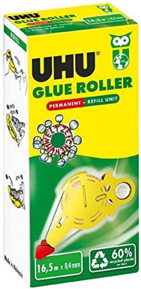 UHU rollafix invisible Abroller Nachfüllrolle, Infokarte UHU rollafix invisible Abroller Nachfüllrolle, Infokarte