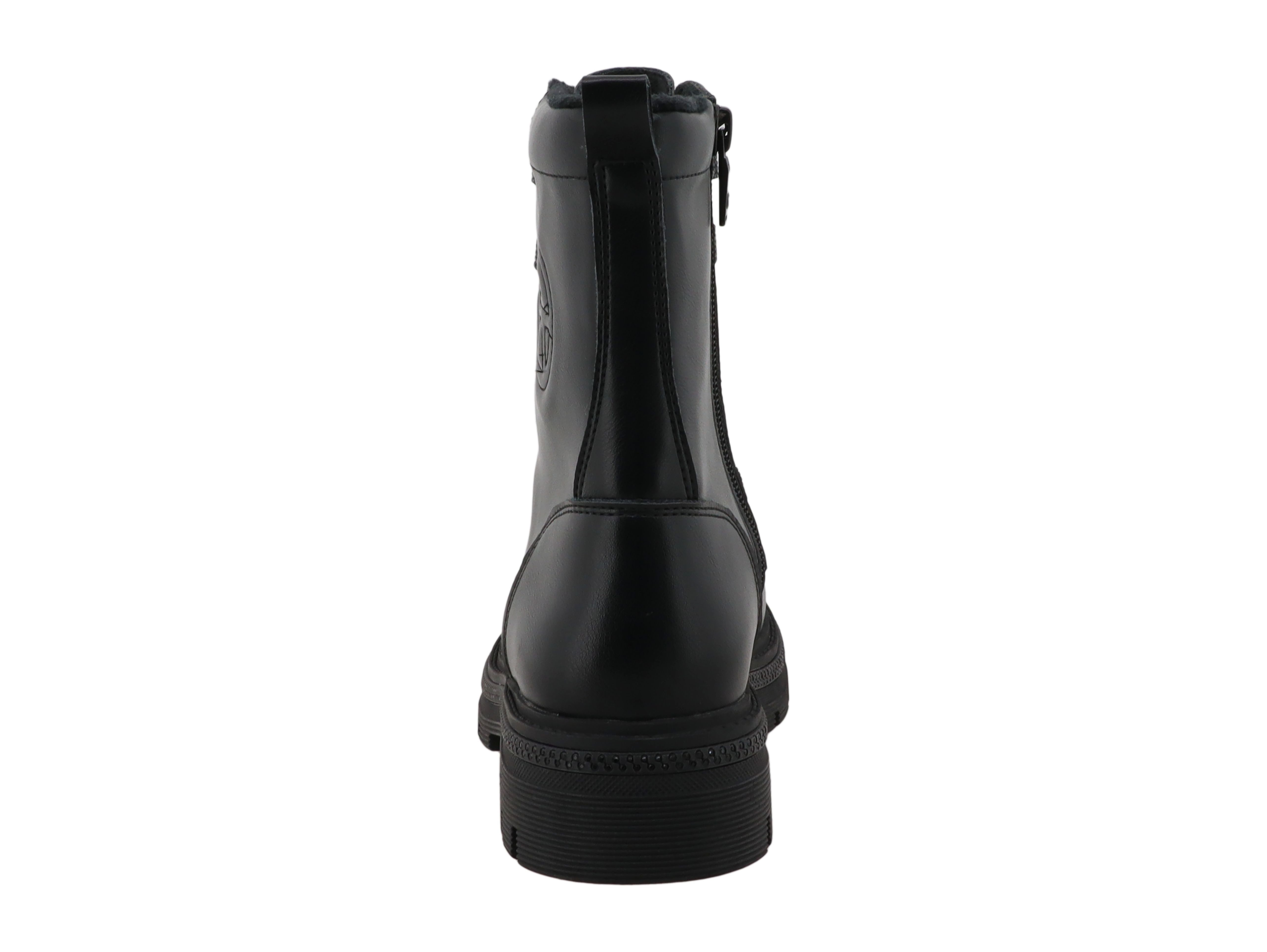 TOM TAILOR Schnürstiefelette Blockabsatz, Schnürboots mit Glitzerdetails