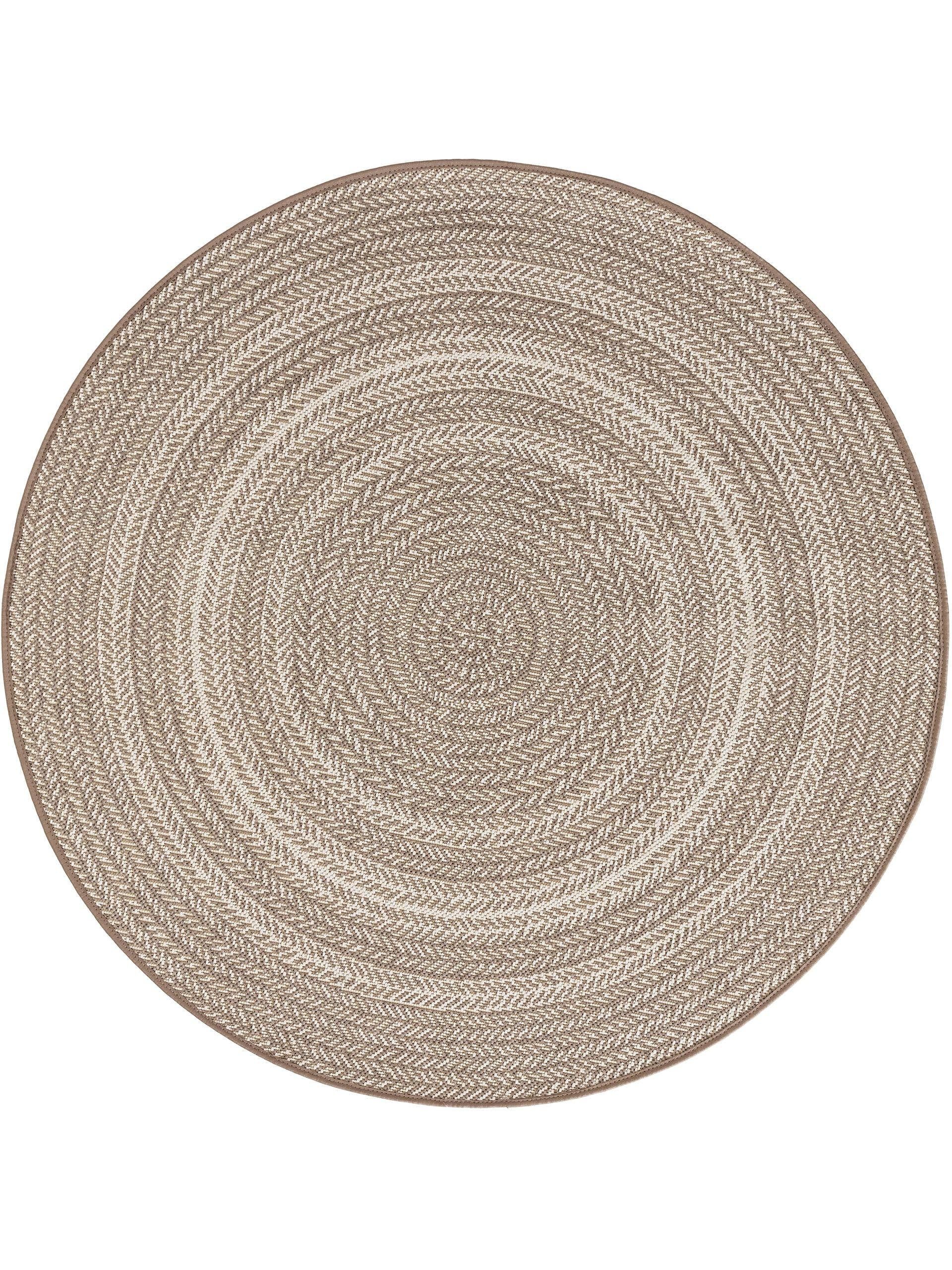 benuta Outdoorteppich Metro, rund, Höhe: 5 mm, Kunstfaser, Berber, Ethno-Style, Wohnzimmer