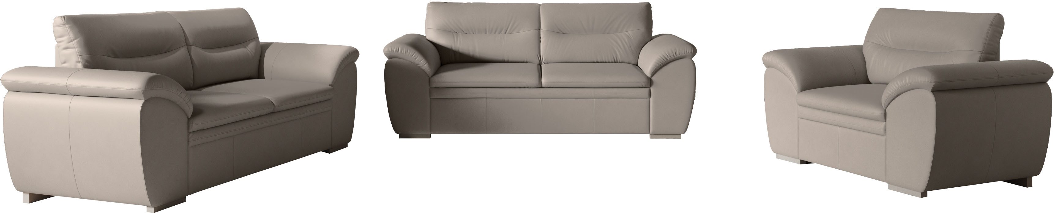 COTTA Polstergarnitur Leandra, Set bestehend aus: 2-Sitzer & 2,5-Sitzer günstig online kaufen