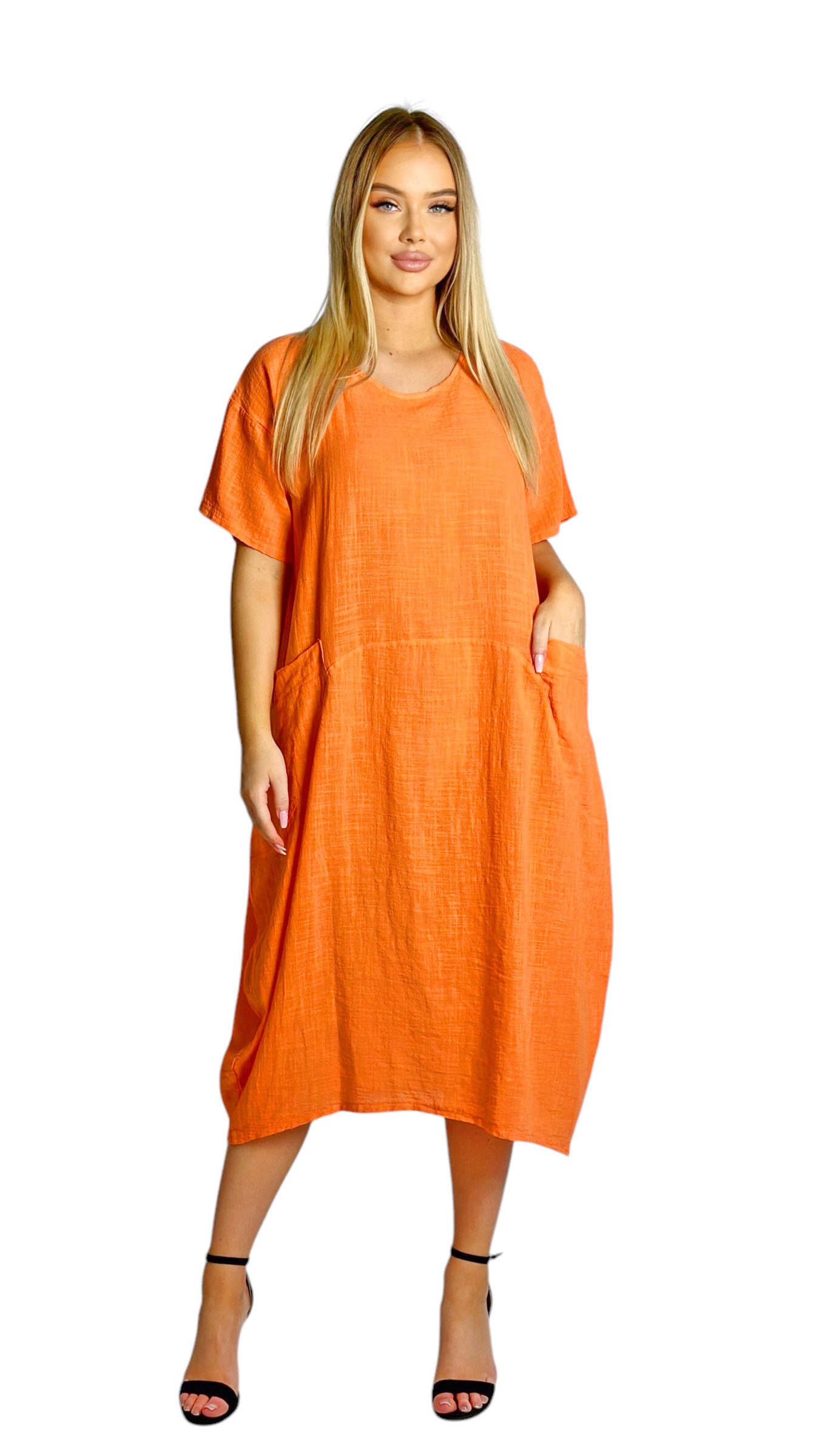 Mississhop Sommerkleid Leicht und Lebendig – 100 % Baumwollkleid M.387