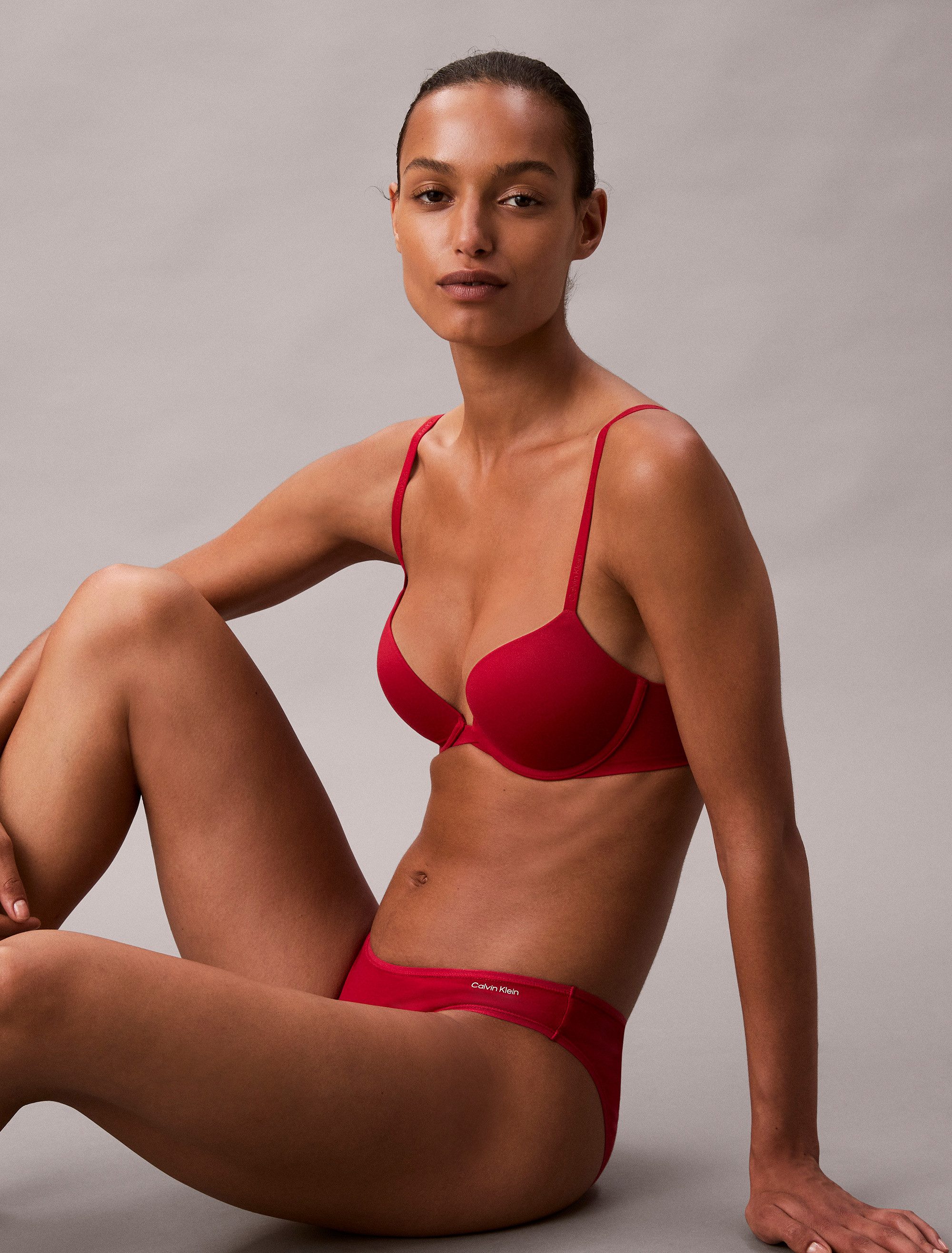Calvin Klein Underwear Push-up-BH PUSH UP PLUNGE mit glattem Finish
