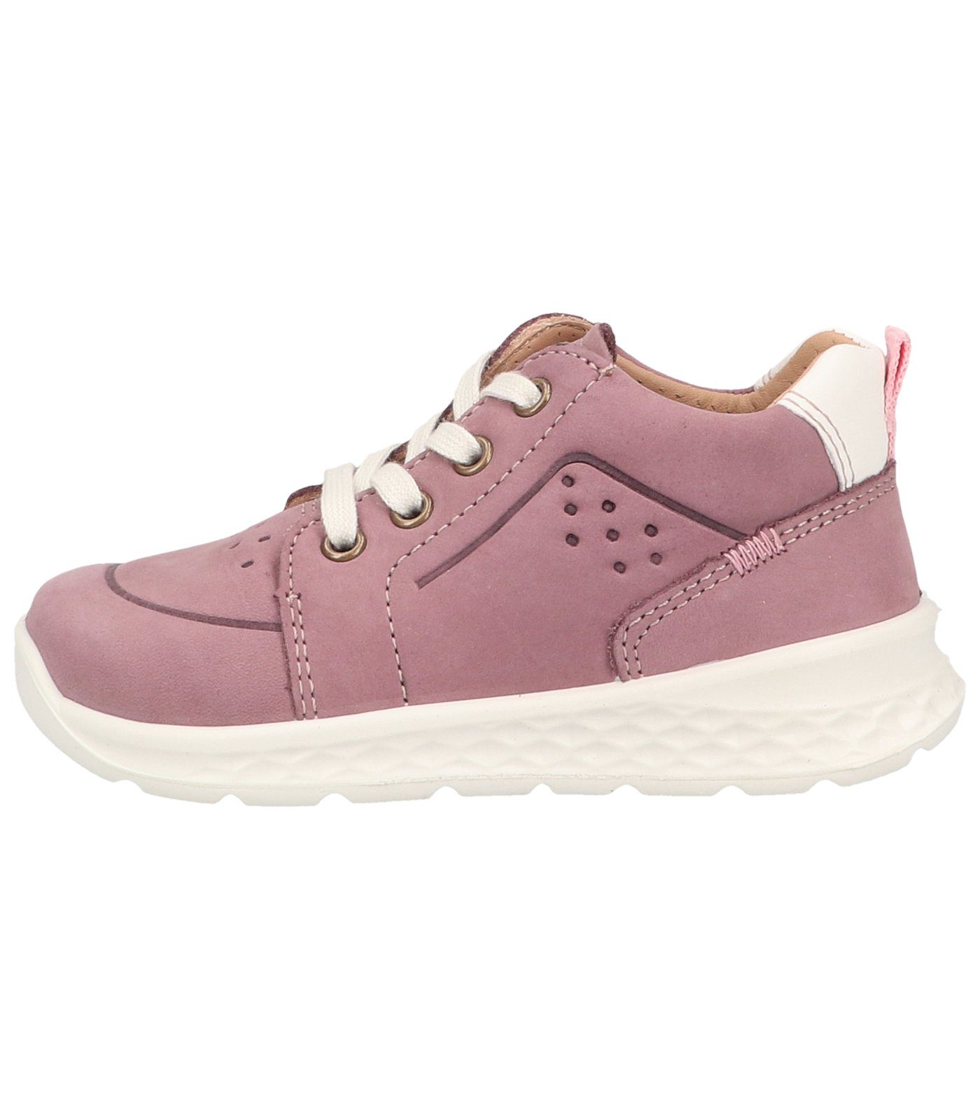 Lila Lauflernschuh Nubukleder Superfit Halbschuhe