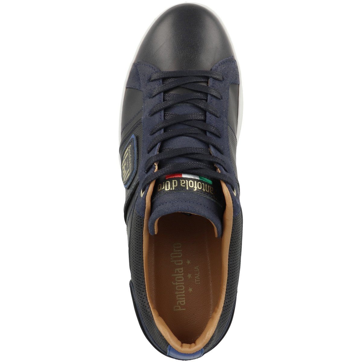d´Oro Herren Sneaker dunkelblau Torretta Low Pantofola Uomo